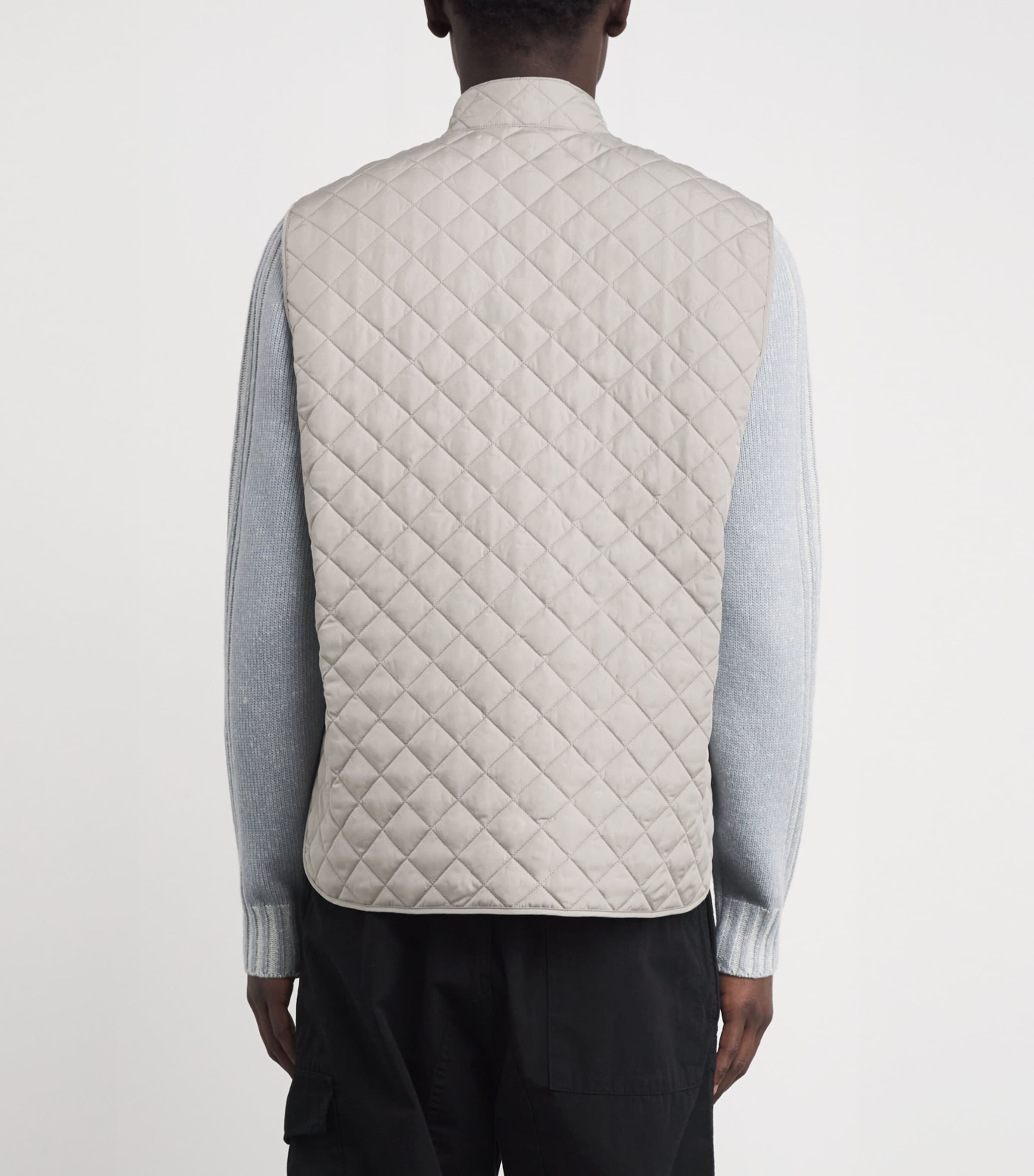 Quilted Icon Gilet CMTGYCEMENT GREY Image 4