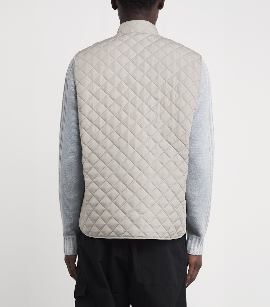 Quilted Icon Gilet CMTGYCEMENT GREY Image 4