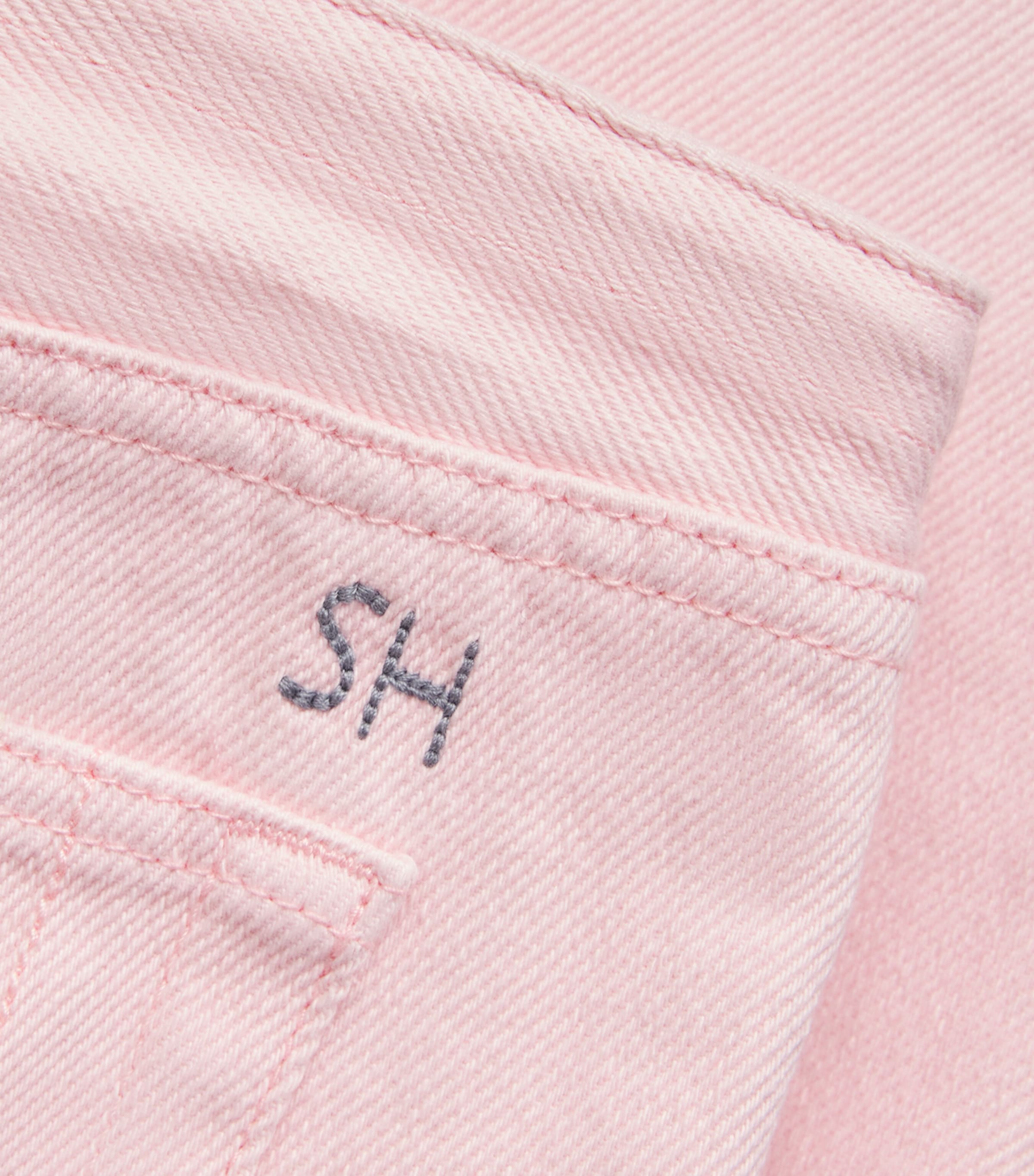 STILL HERE Womens Cool Wide-Leg Jeans Pink Image 6