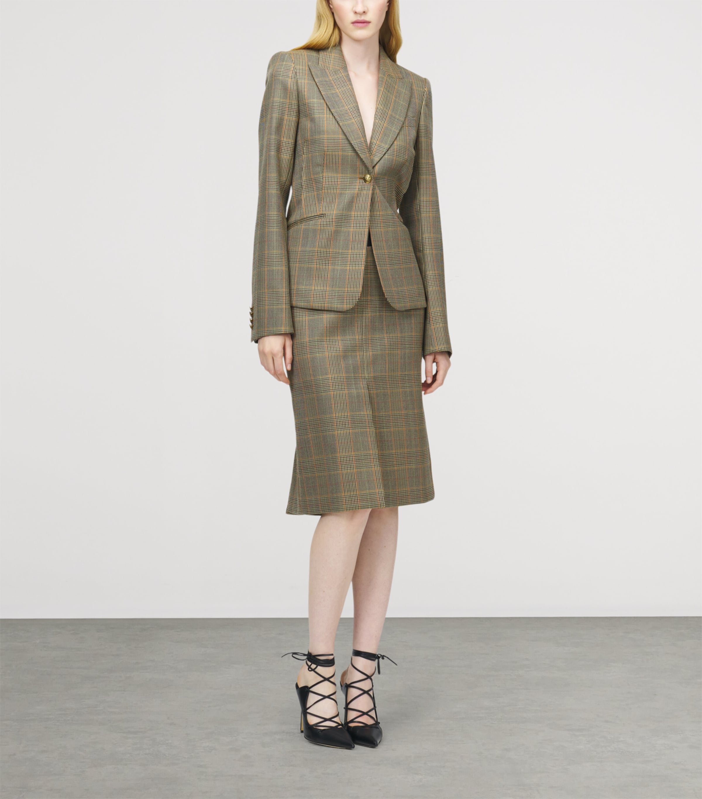 Wool Check Blazer 9101 Image 2
