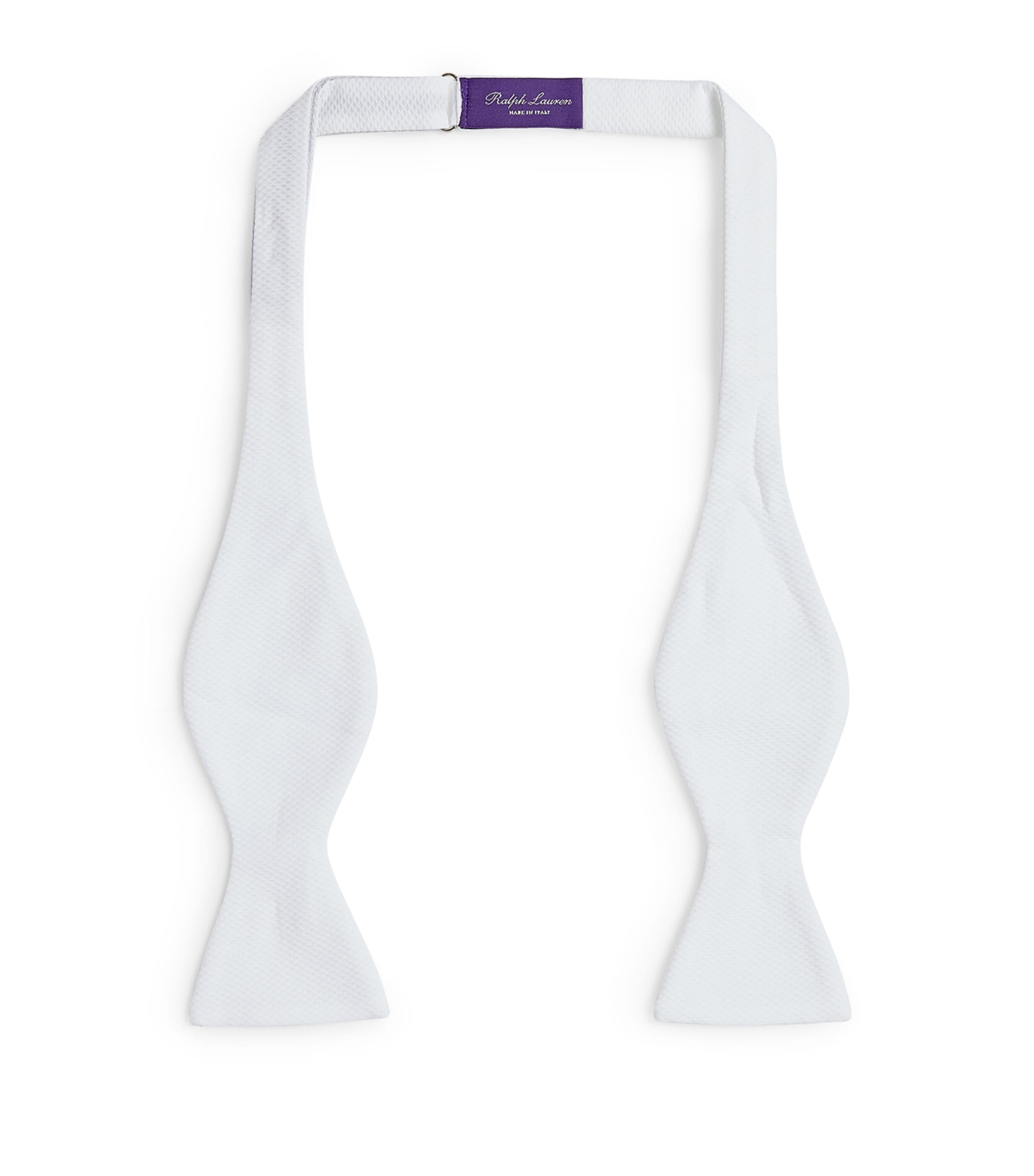 Ralph Lauren Cotton Piqué Bow Tie In White