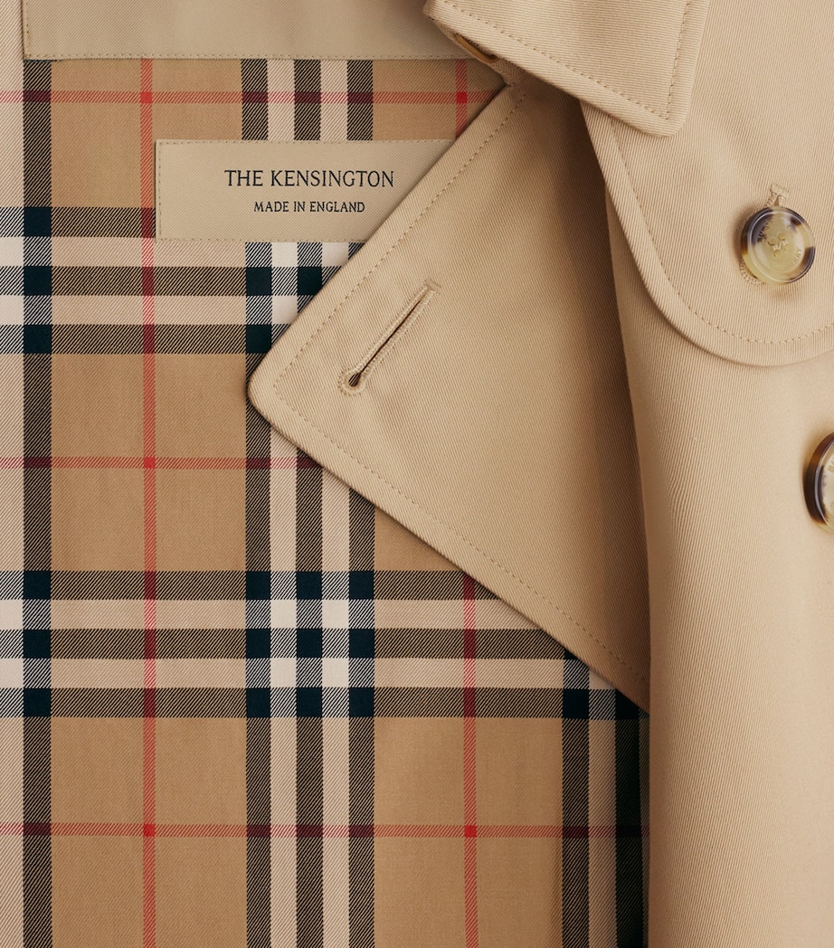 Burberry Mens Mid-Length Kensington Heritage Trench Coat Honey Image 5