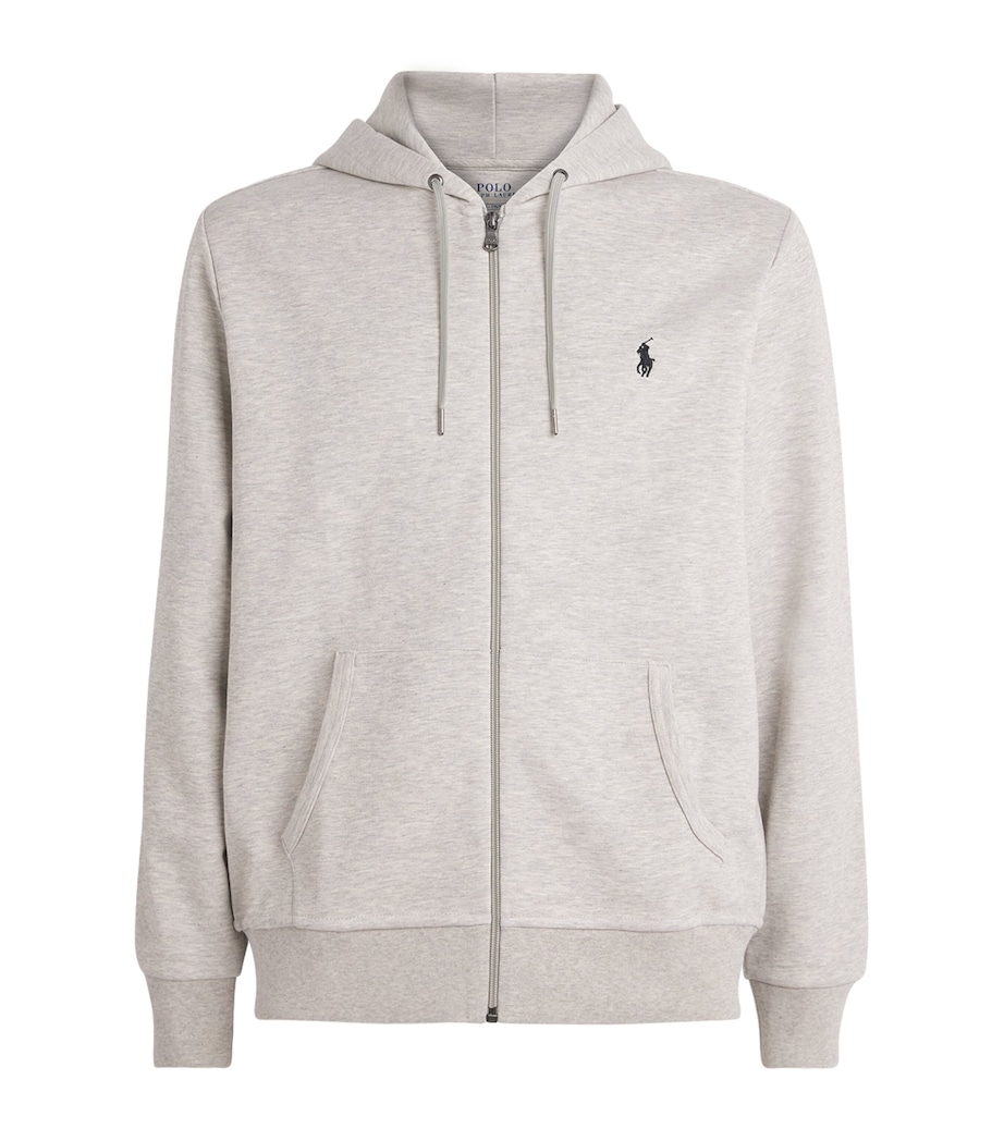 Polo Ralph Lauren Mens Polo Pony Zip-Up Hoodie Lt Sport Heather Image 1