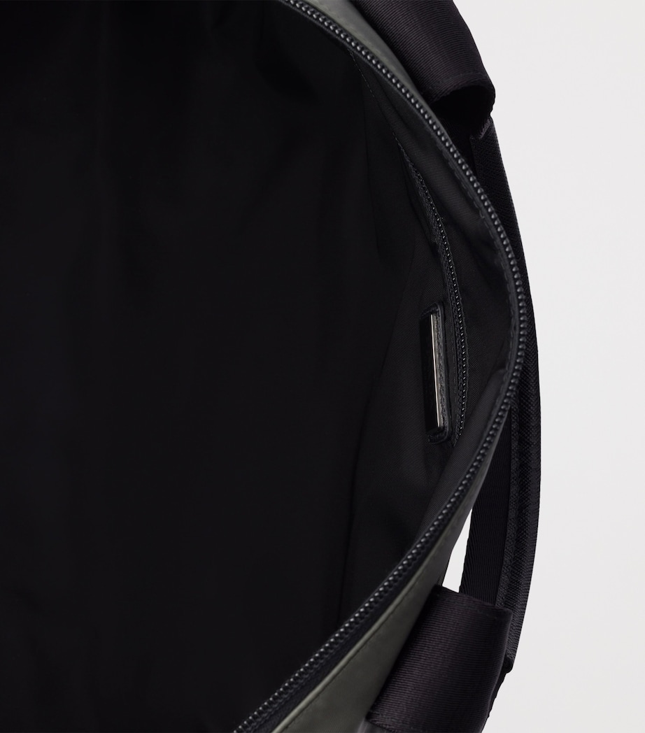 Re-Nylon and Leather Holdall F0414 Image 4