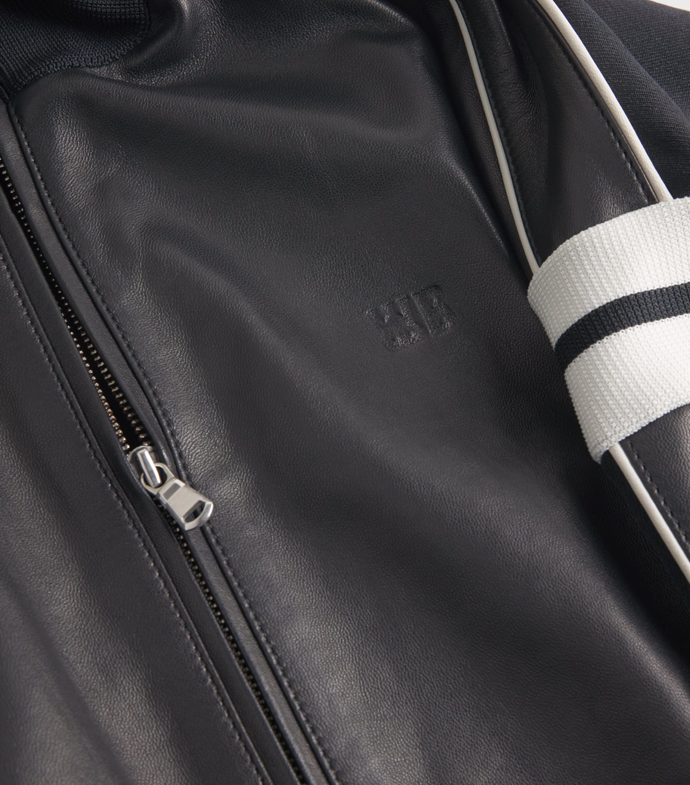 Wales Bonner Black Nomad Leather Jacket | Harrods US