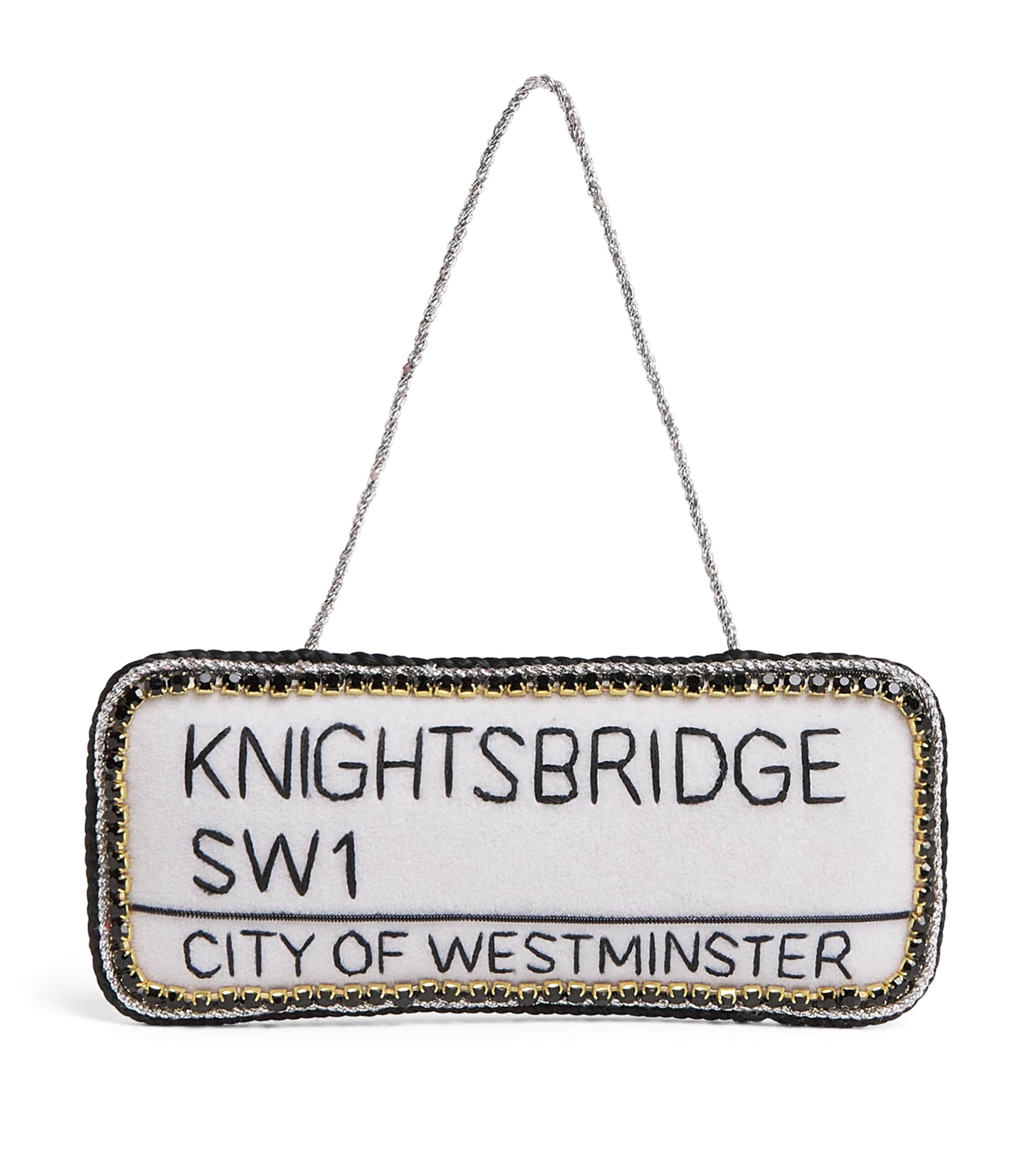 Tinker Tailor Embroidered Knightsbridge Tree Decoration Image 1