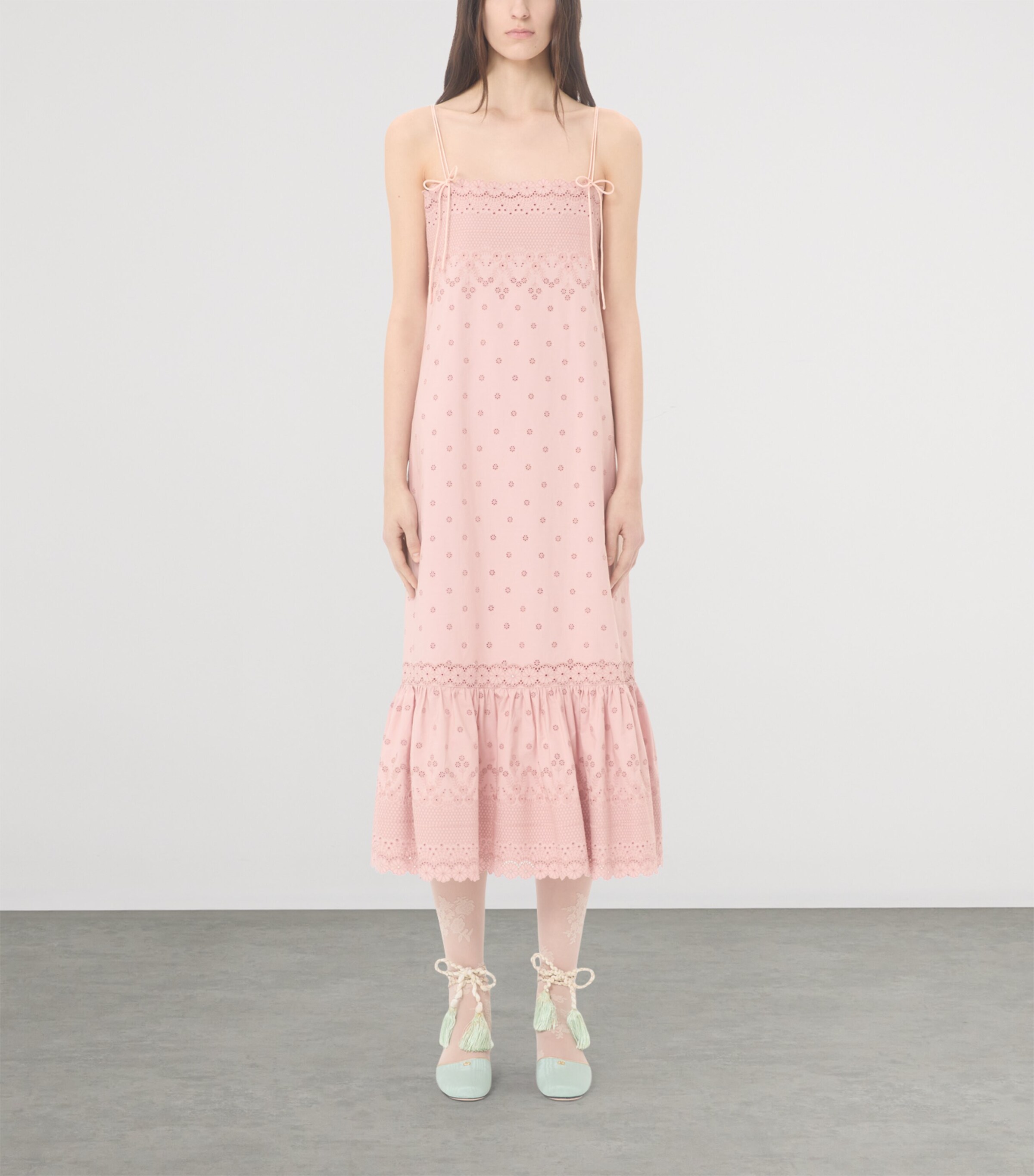 Valentino Womens Cotton Midi Dress Image 2