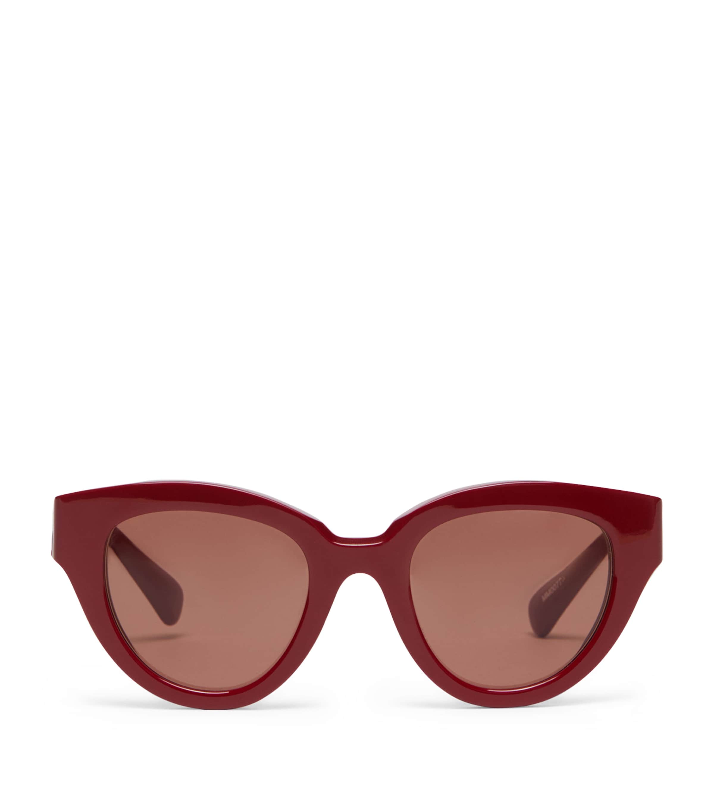 Max Mara Red Acetate Butterfly Sunglasses | Harrods SG
