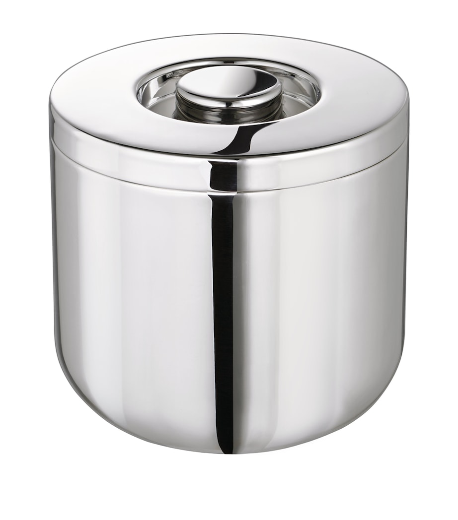 Silver-Plated Insulated Ice Bucket SILVER Image 1
