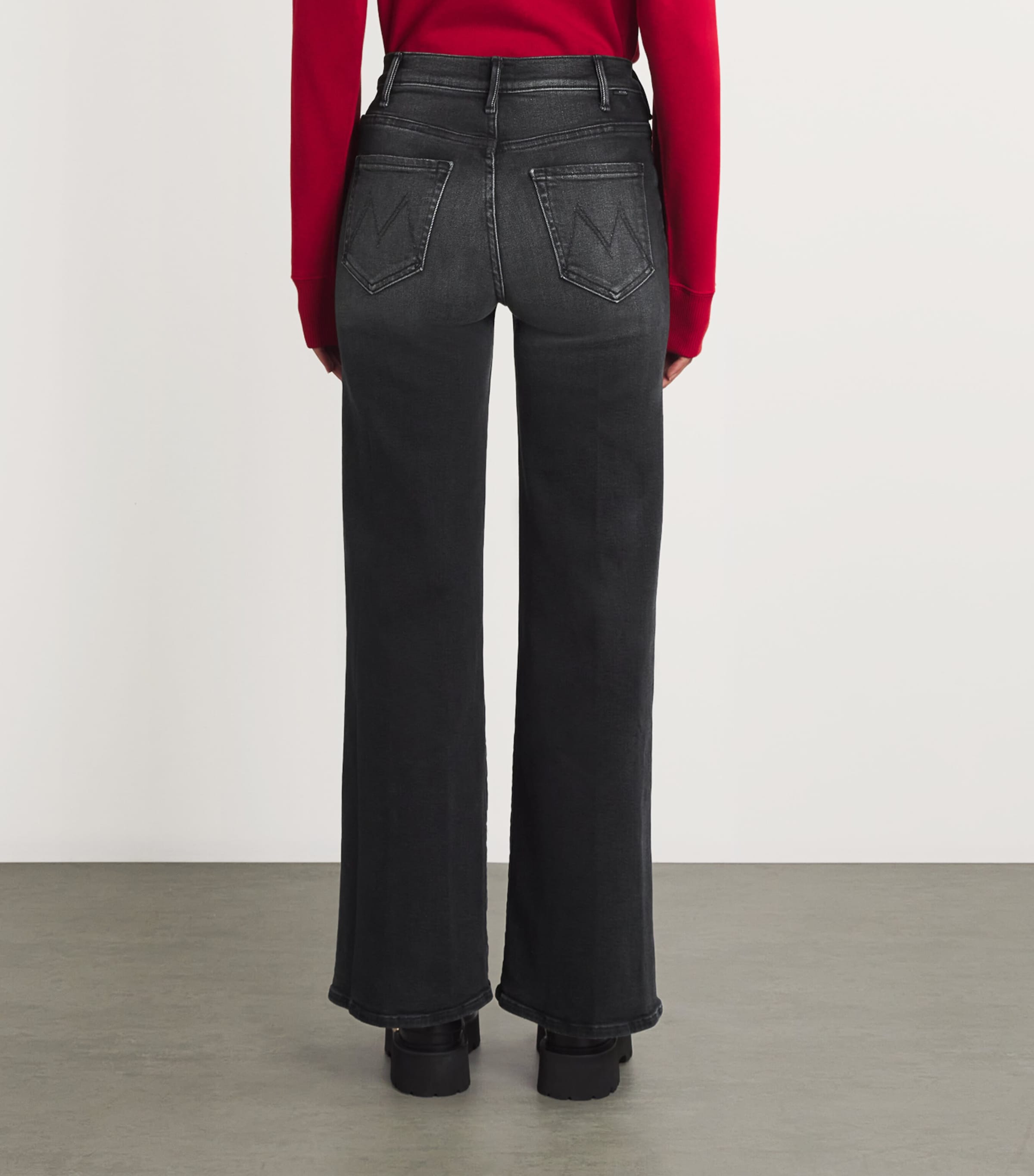 The Hustler Roller Sneak Jeans NOT TODAY SATAN Image 4