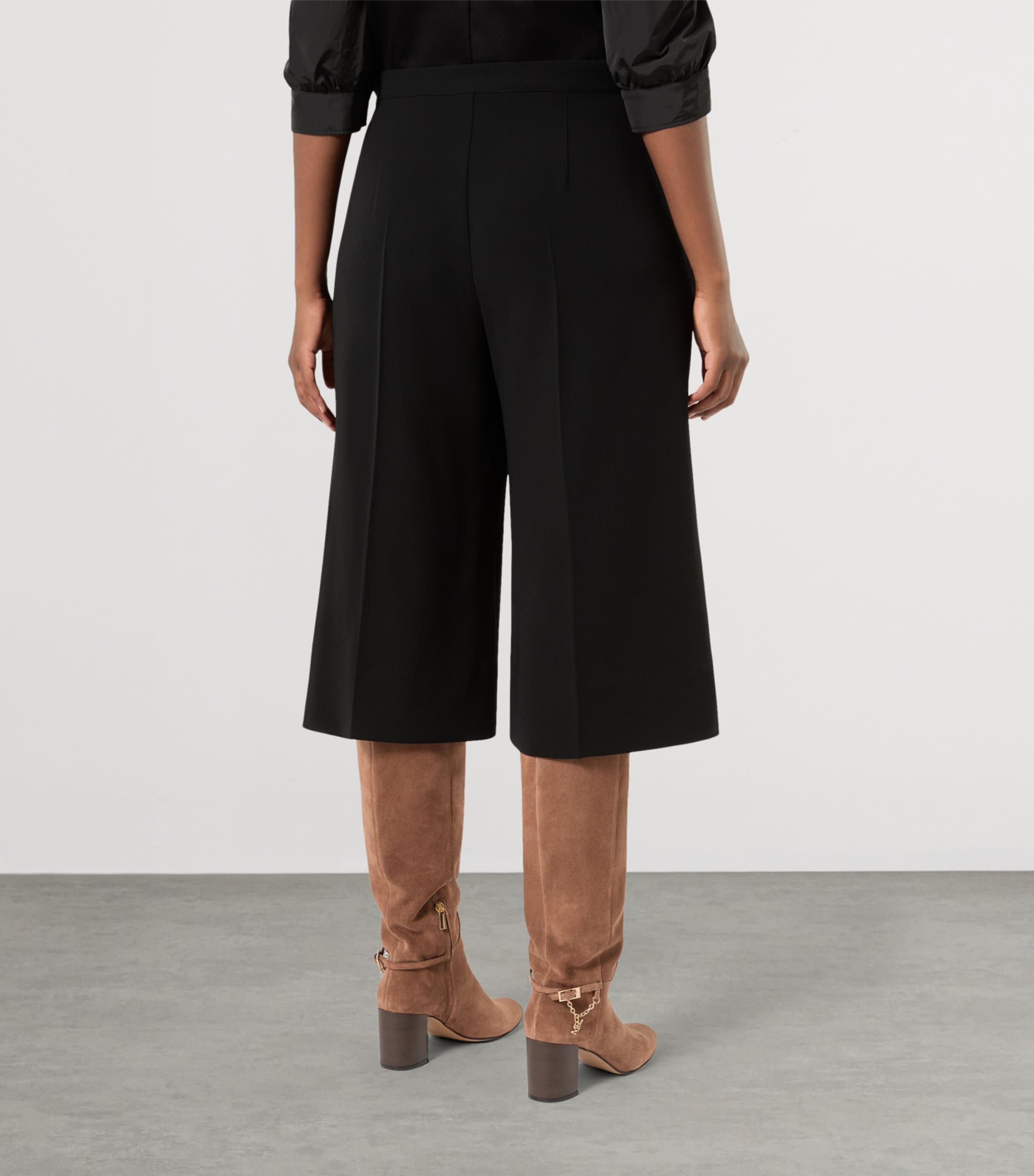 Marina Rinaldi Womens Tailored Bermuda Shorts Black Image 4
