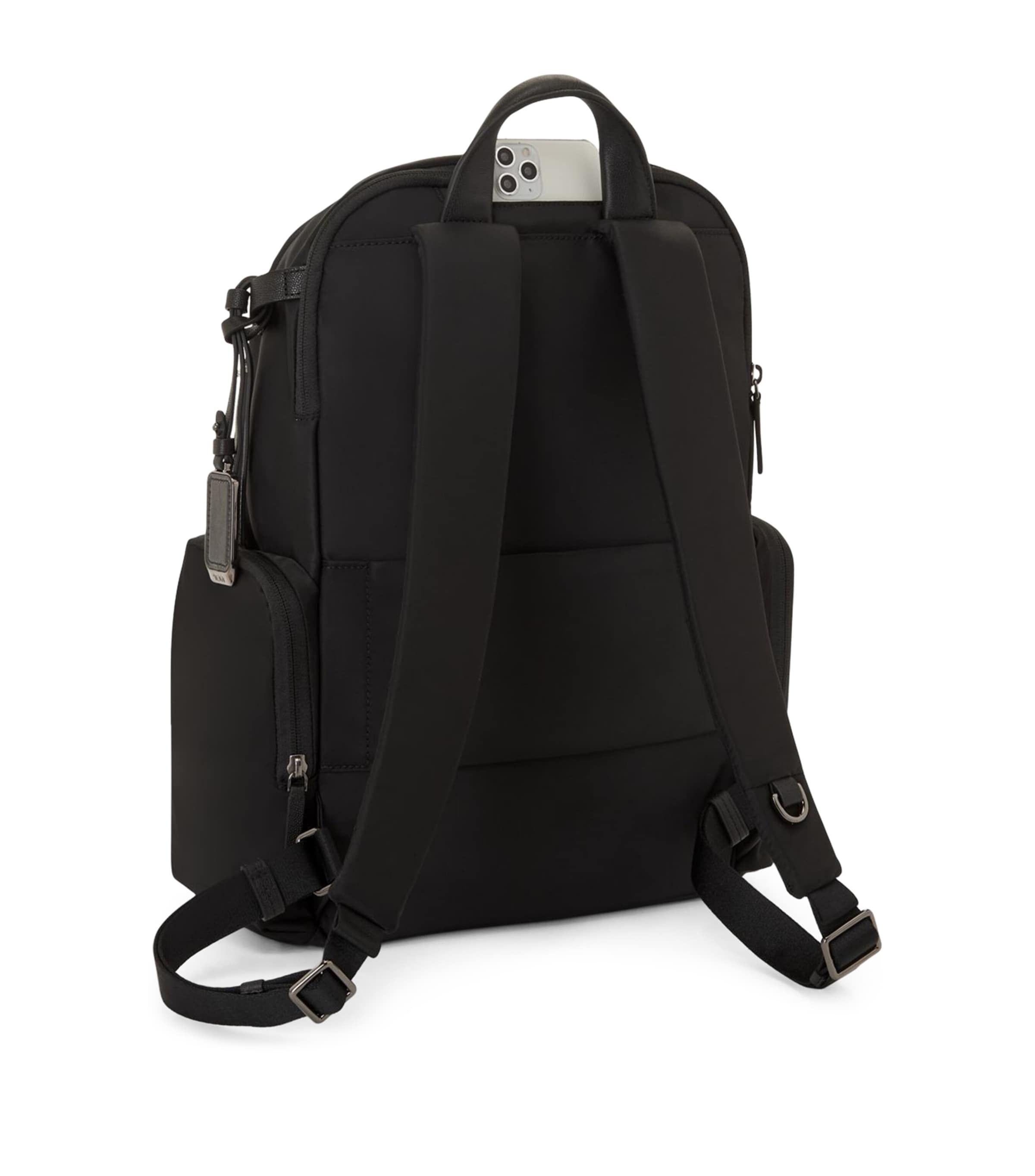 Nylon Voyageur Celina Backpack BLACK GUNMETAL T522 Image 4