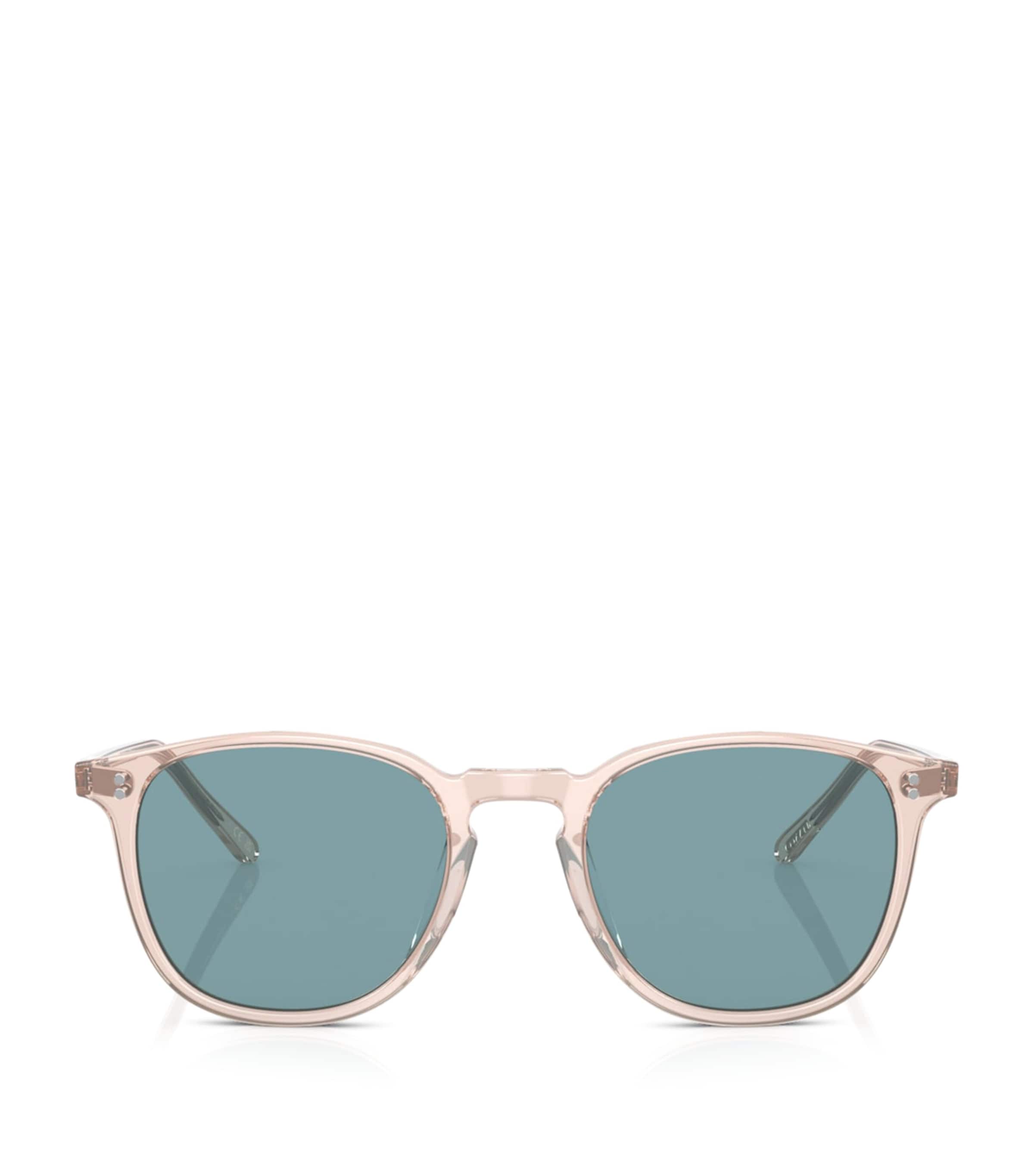 Oliver Peoples Finley 1993 Sun Round Sunglasses In Blue
