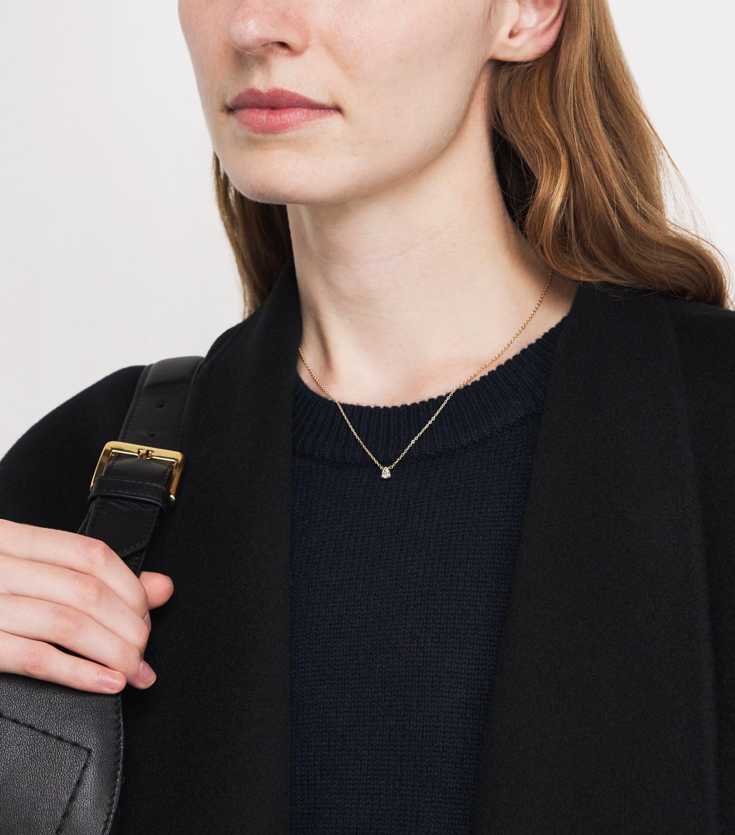 Yellow Gold and Diamond Pendant Necklace (0.25ct) YELLOW GOLD Image 2