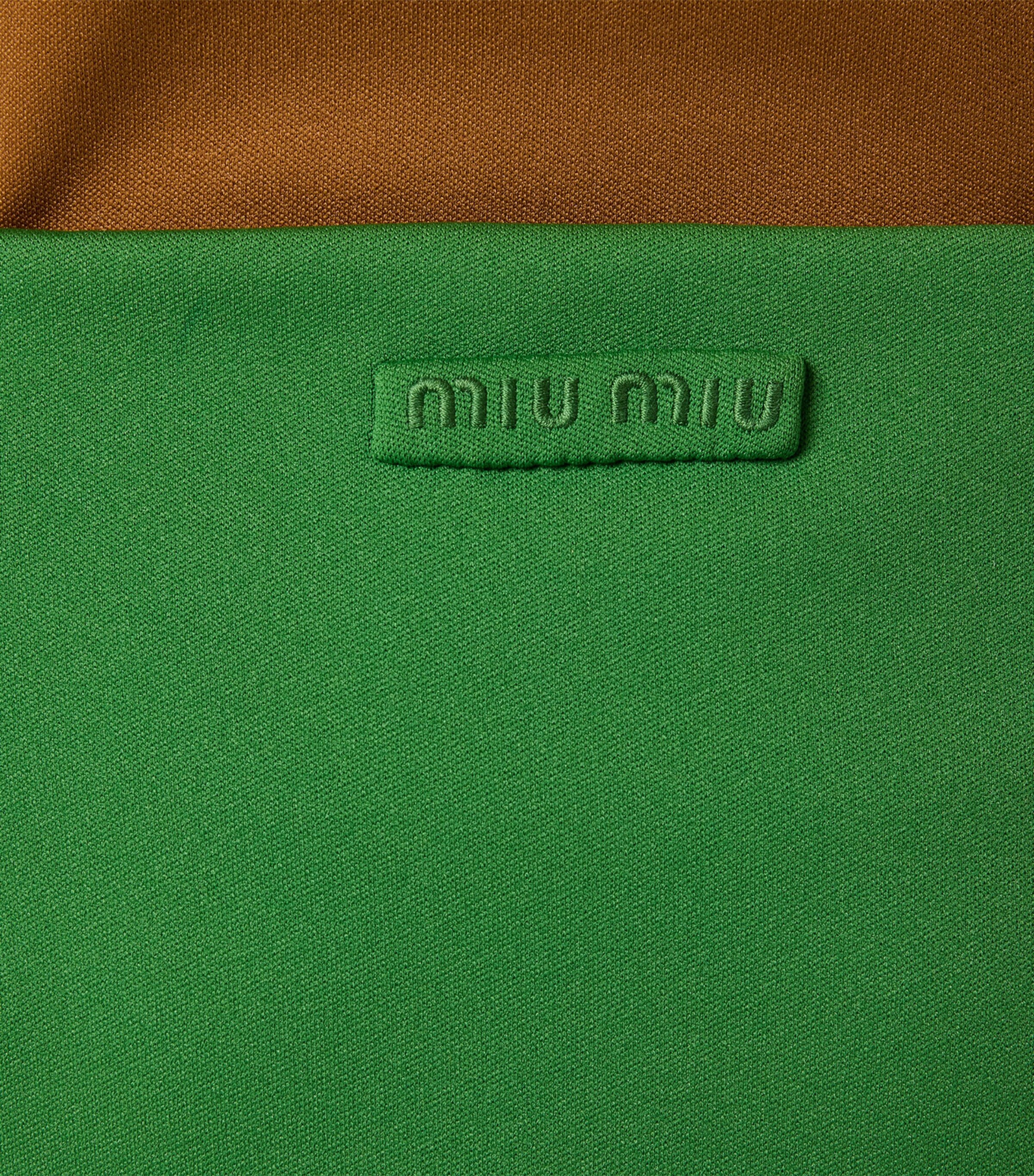 Miu Miu Womens Technical Jersey Skirt Image 6