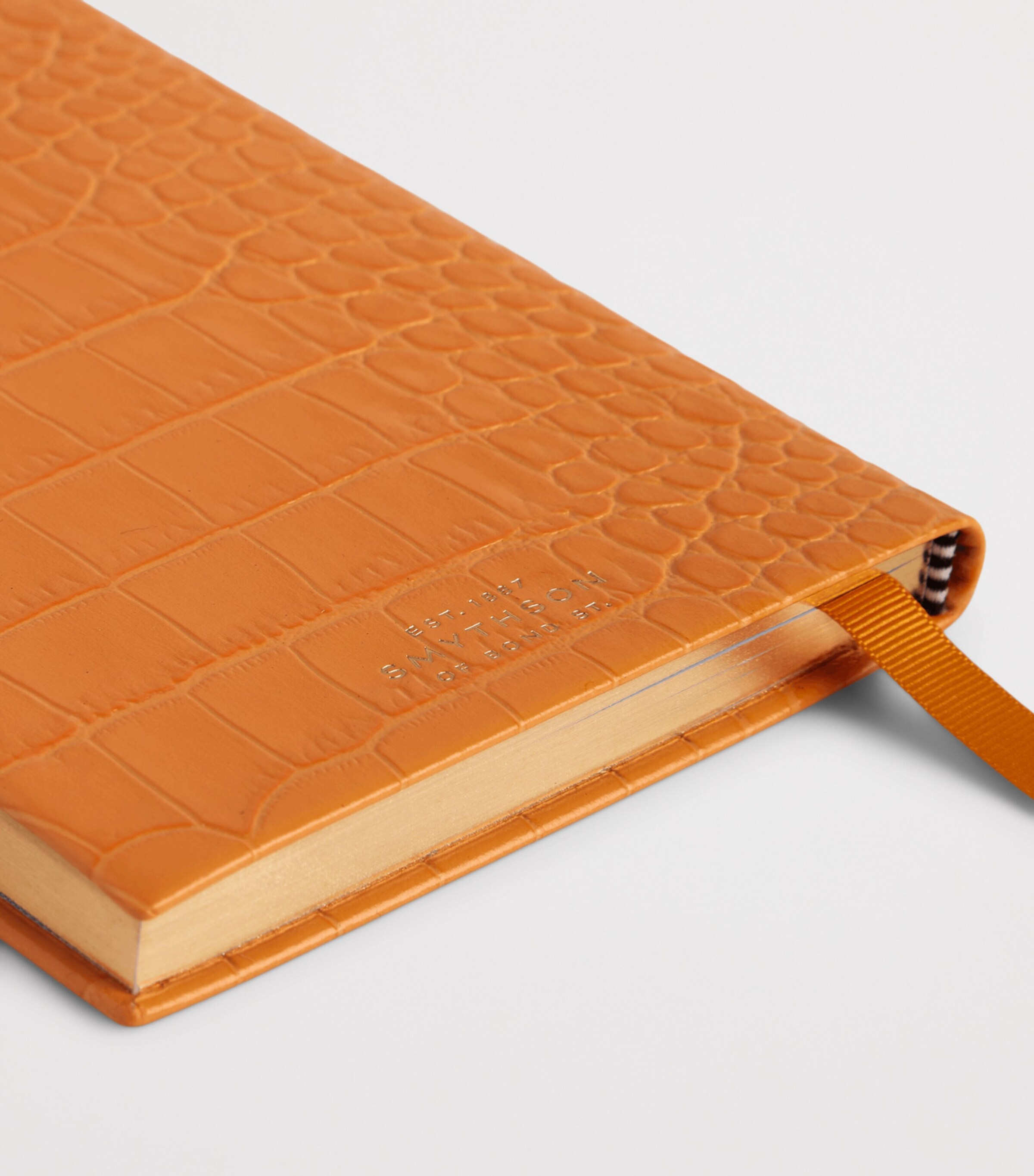 Mara Leather Chelsea Notebook LIGHT ORANGE Image 4