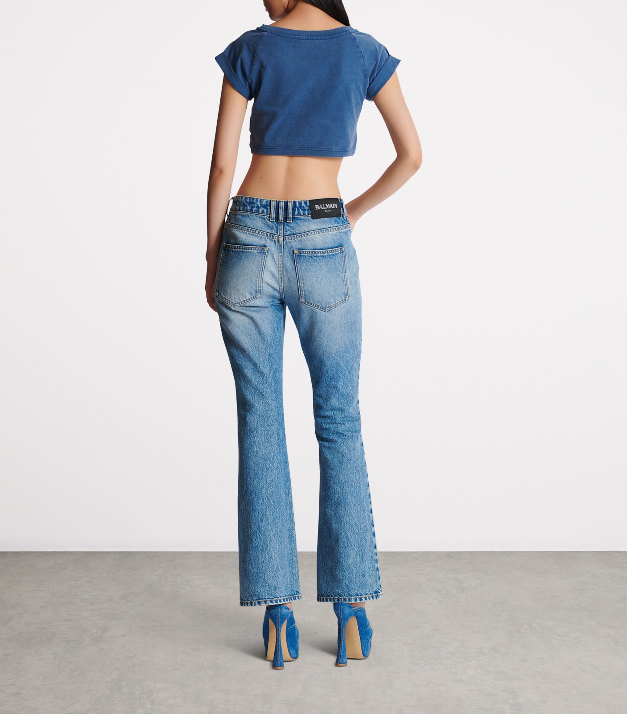 Flared Jeans 6FF BLEU JEAN Image 2