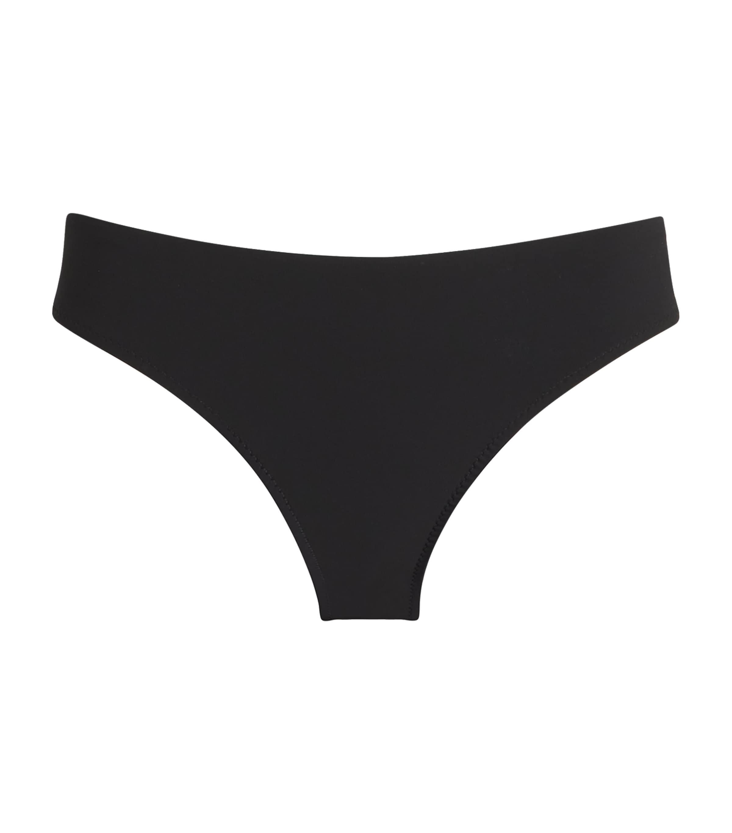 Shan Mid-waist Bikini Bottoms In Black