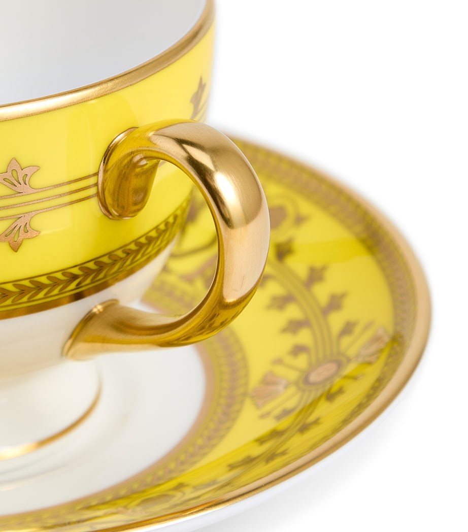 Bone China Bacchus Teacup and Saucer MULTI Image 4