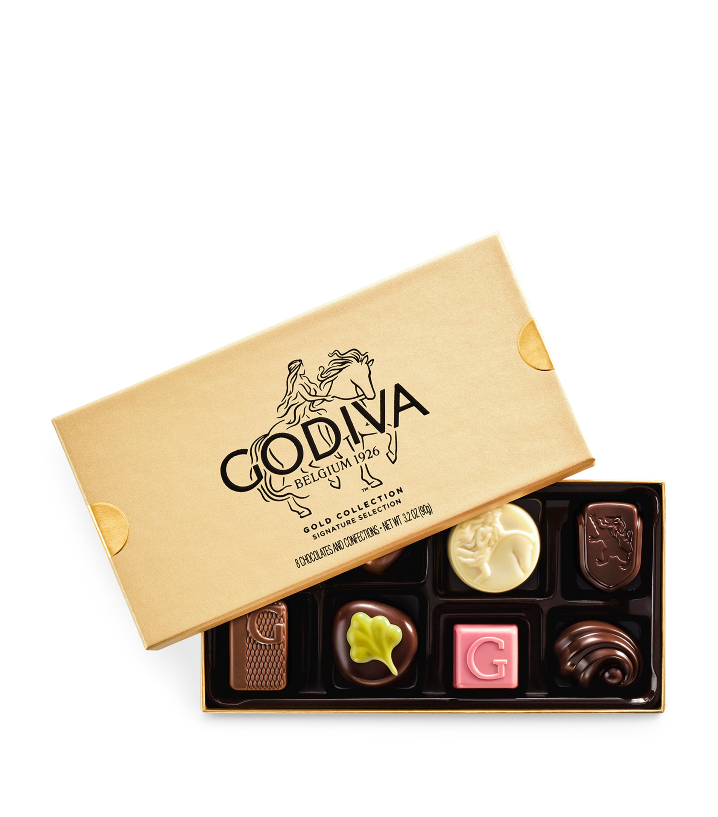 Godiva Gold Collection 8-Piece Selection Gift Box (90g) Image 1