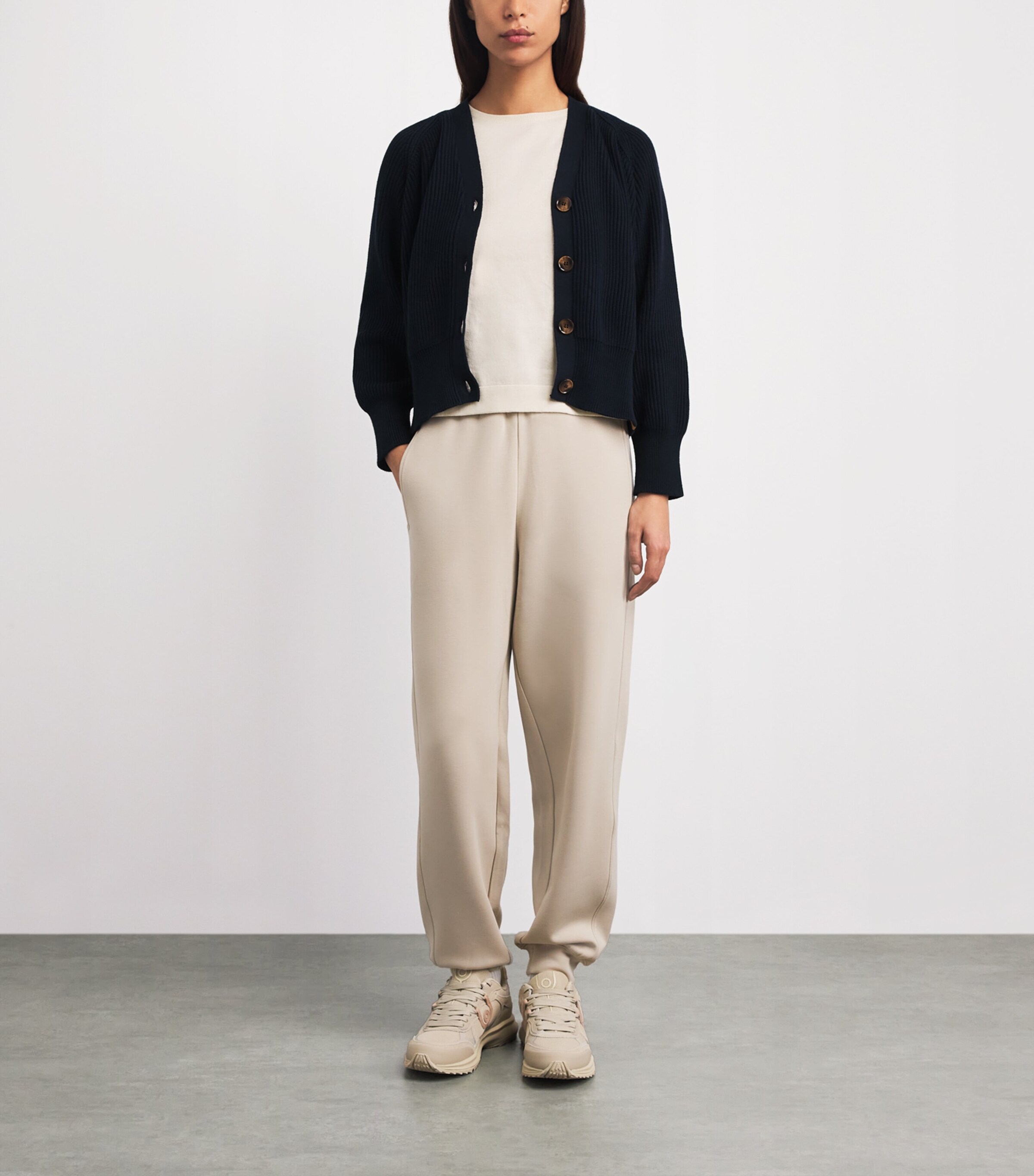 Y.O.U Womens Cotton Somerby T-Shirt Ecru Image 2