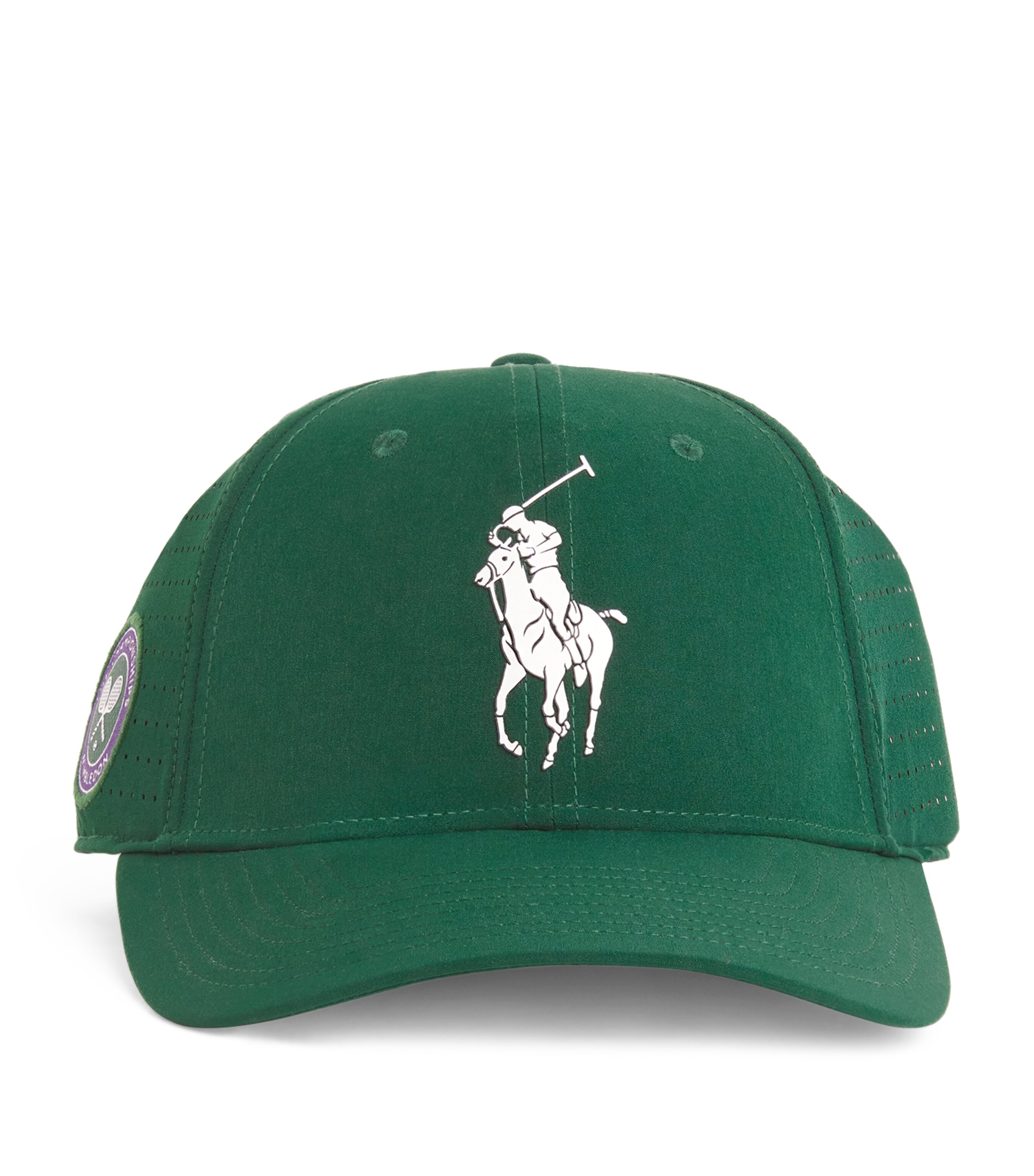 Polo Ralph Lauren X Wimbledon Polo Pony Mesh Cap In Green