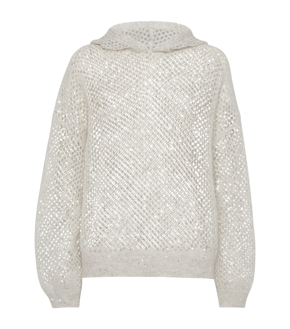 Embellished Hooded Sweater C3594 Image 1