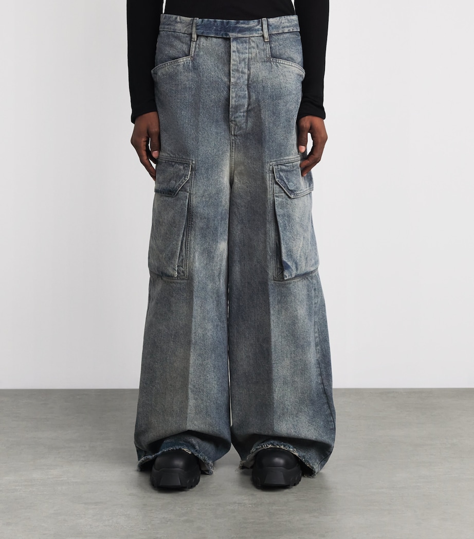 Utility Mastodon Wide-Leg Jeans DIRTY HUSTLER Image 3