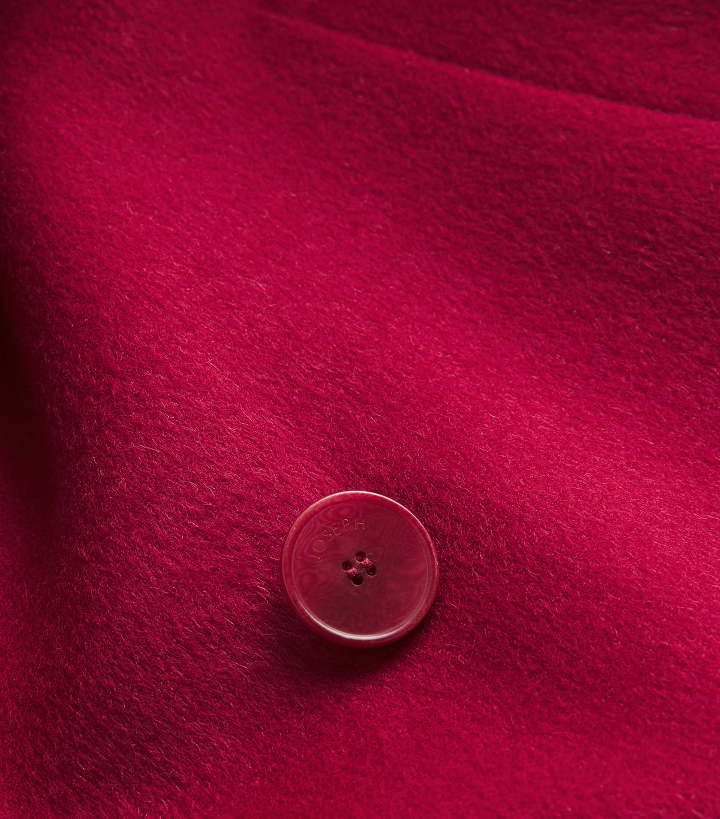 Wool-Cashmere Delano Coat RUBY Image 5