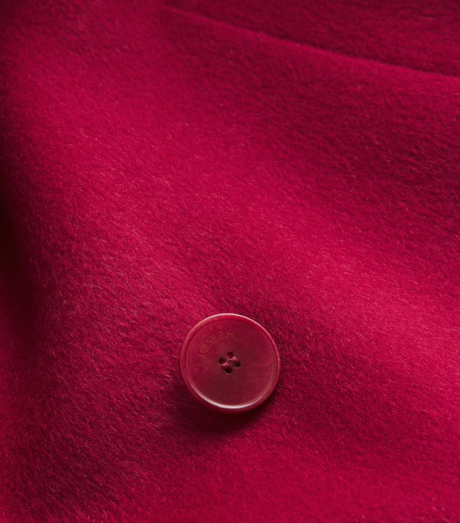 Wool-Cashmere Delano Coat RUBY Image 5