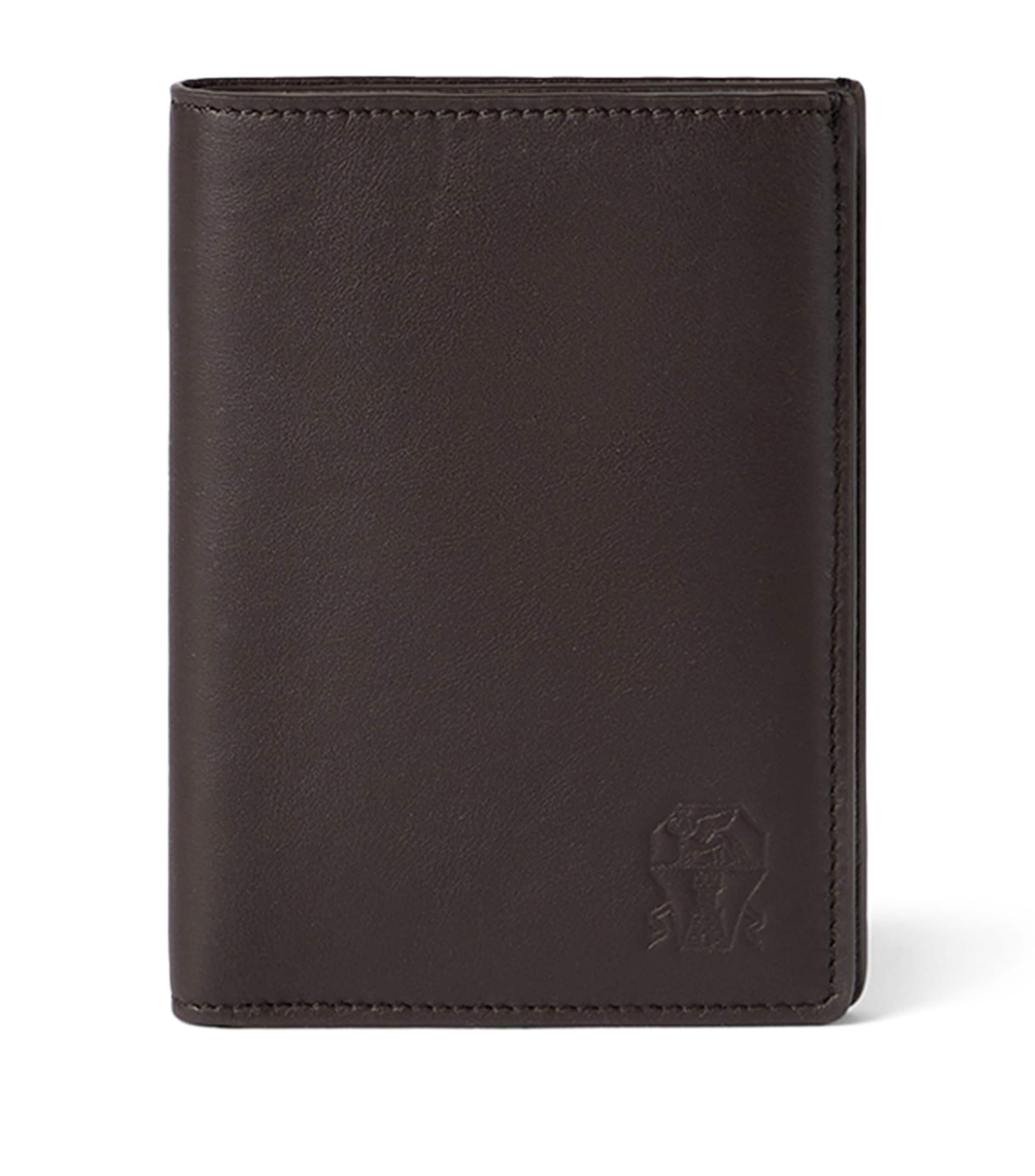 Brunello Cucinelli Leather Bifold Card Holder Image 1