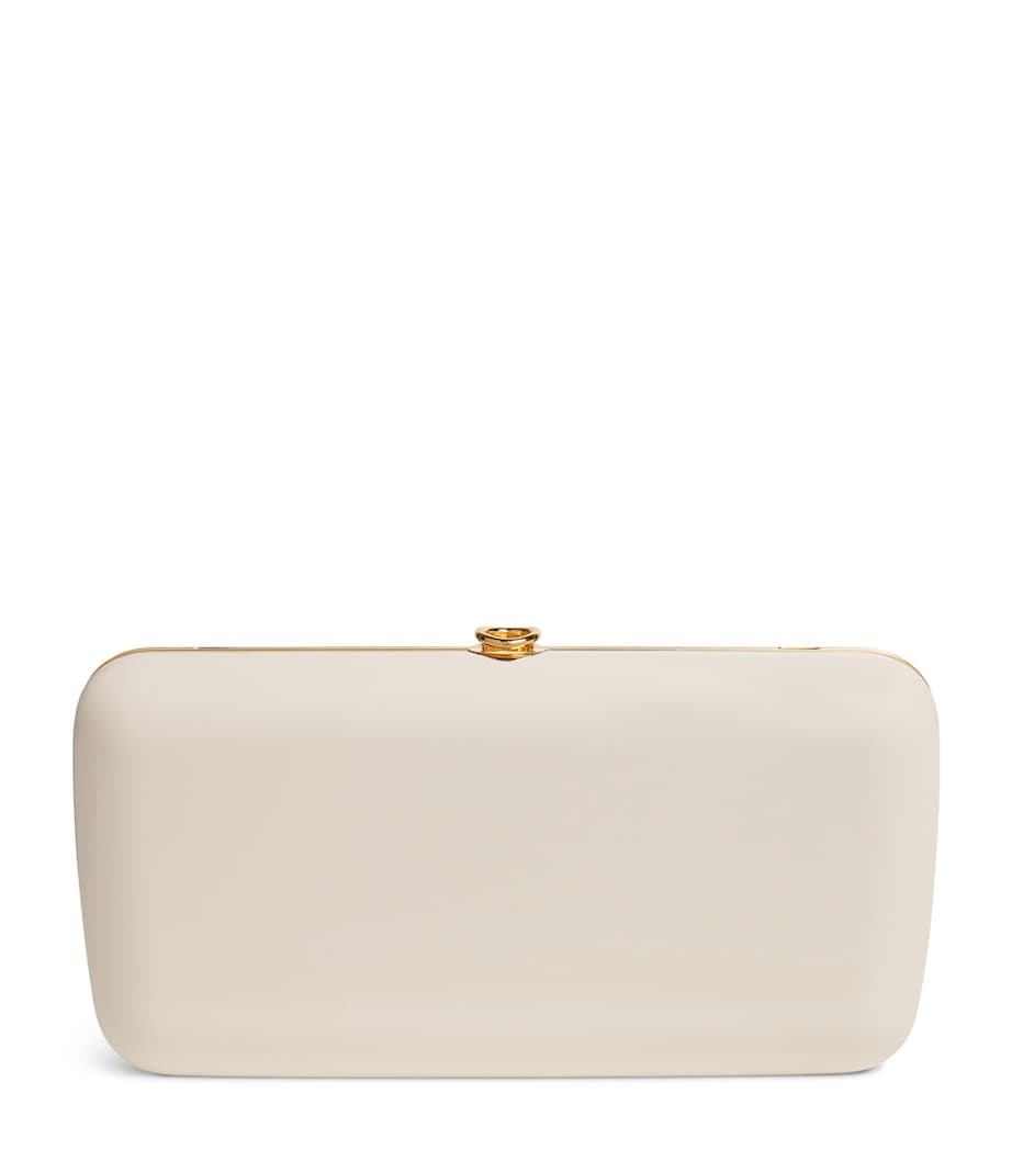 Jeffrey Levinson Mirrored Finley Clutch Bag Light Sand Image 1