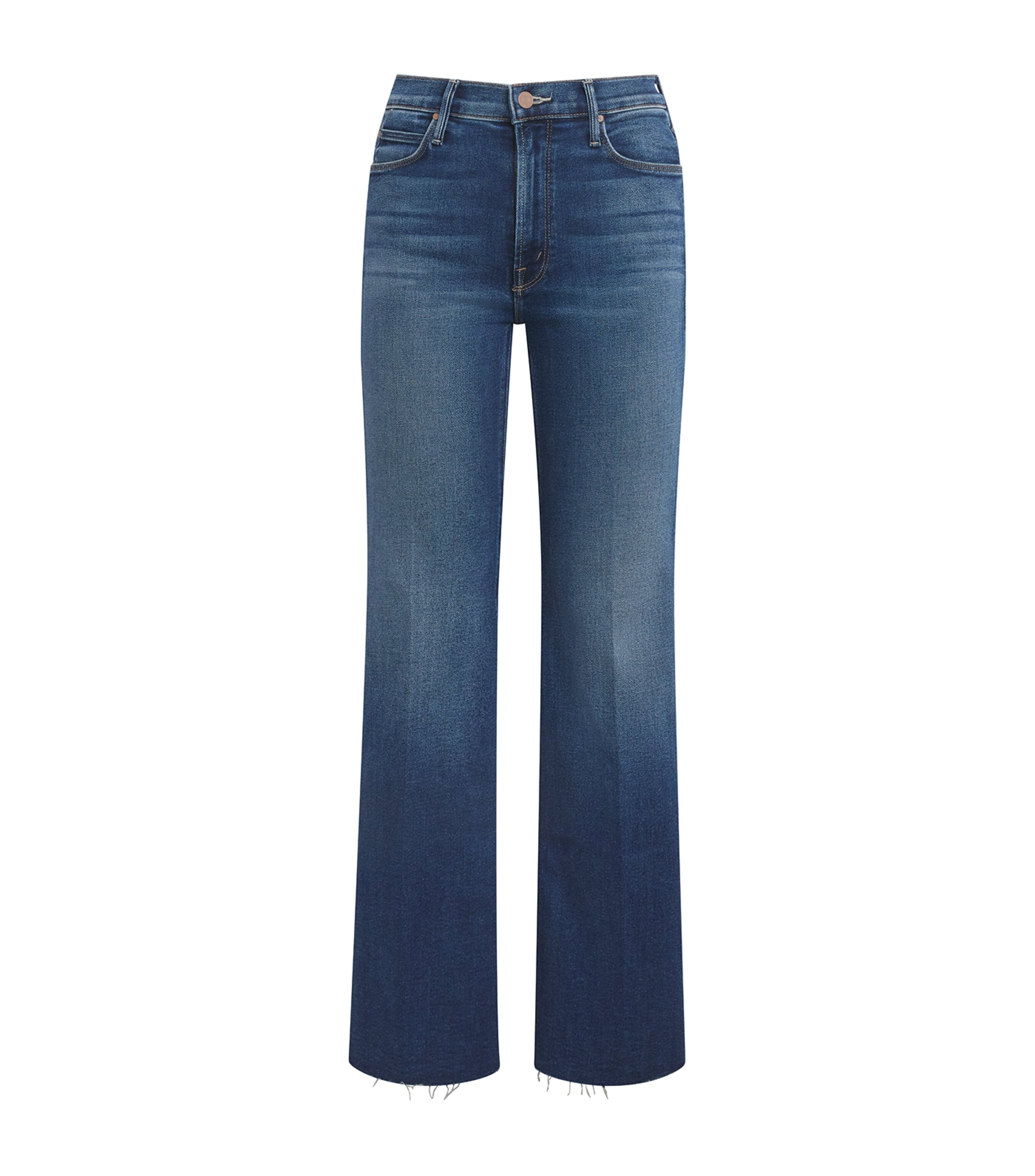 Mother Lil Doozy Fray Flared Jeans