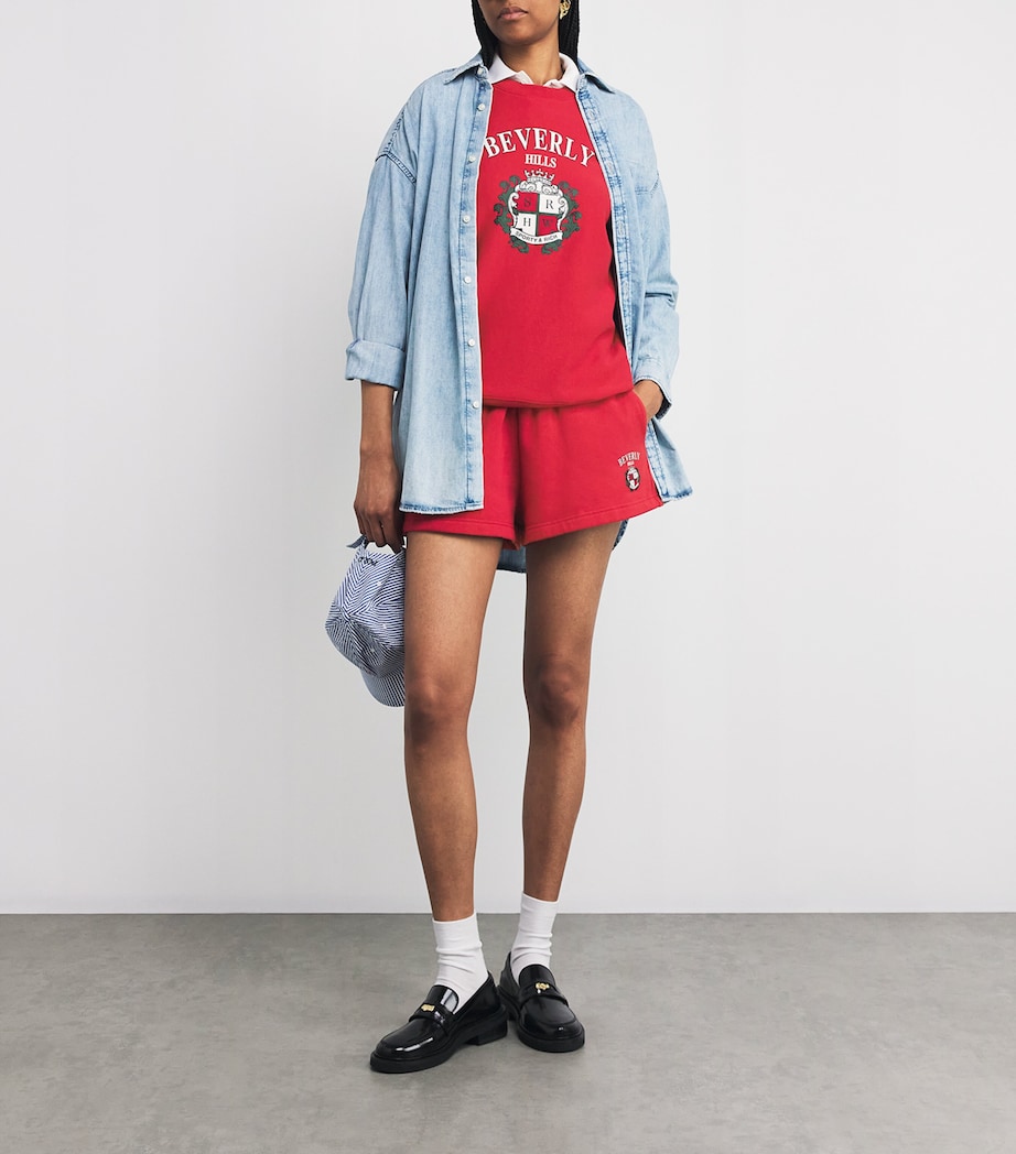 Beverly Hills Crest Sweatshorts RUBY Image 2