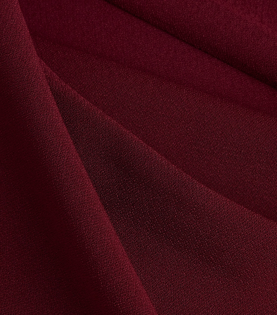 Birrot Womens Lay 2 Straight Trousers Burgundy Image 6