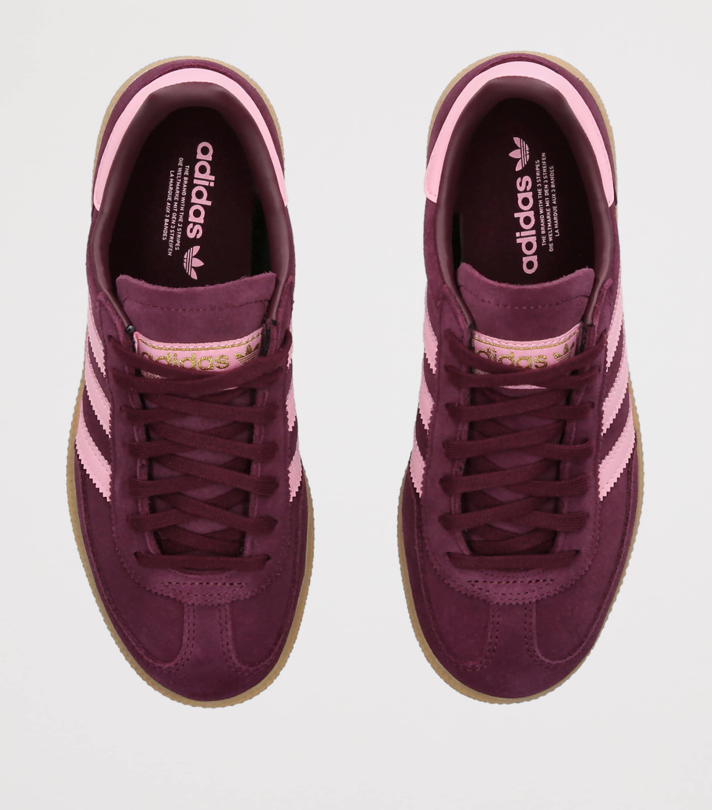 adidas Kids Suede Handball Spezial Sneakers Wine Comb Image 4