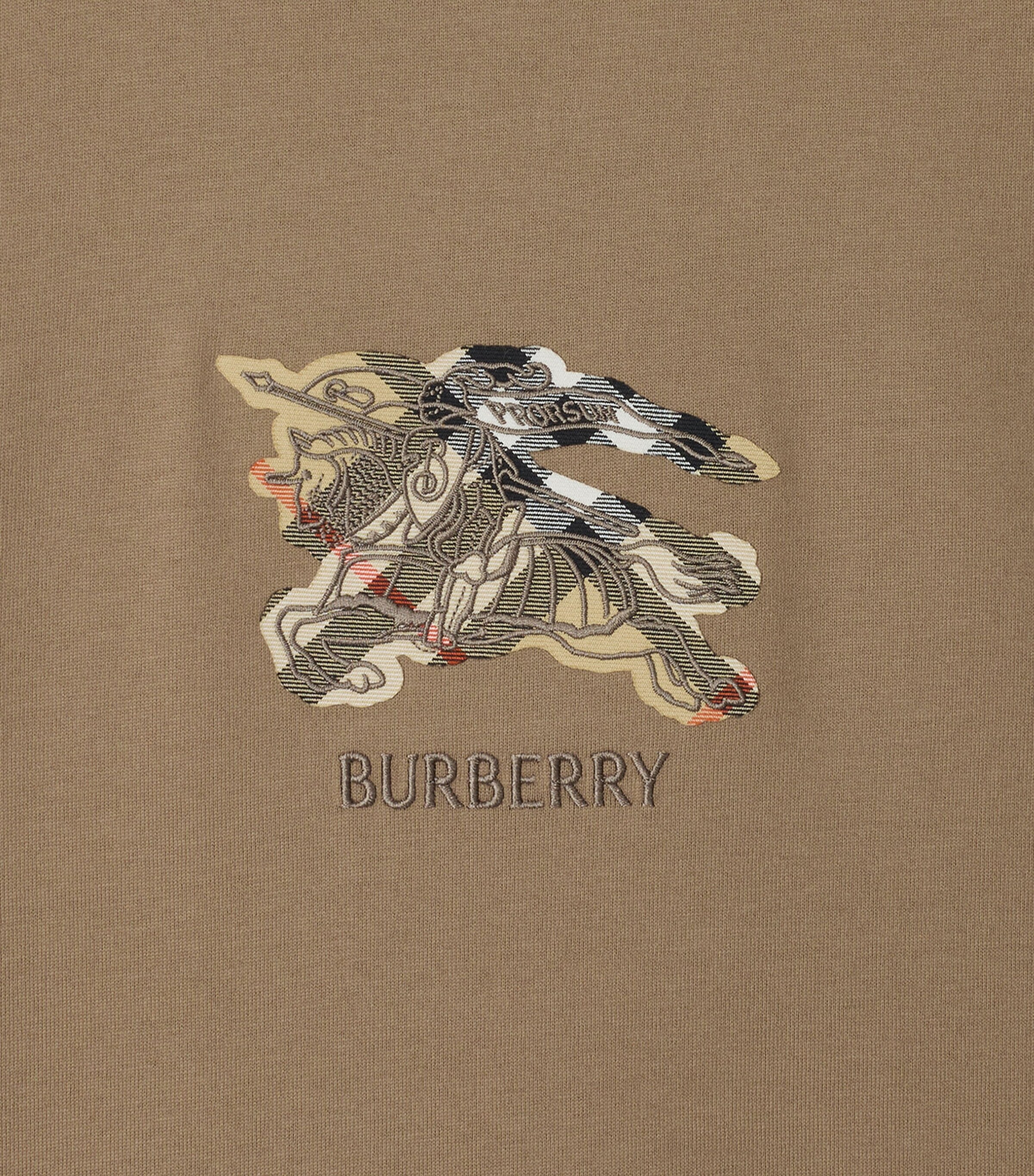 Cotton Check-EKD T-Shirt CLAY BROWN Image 4