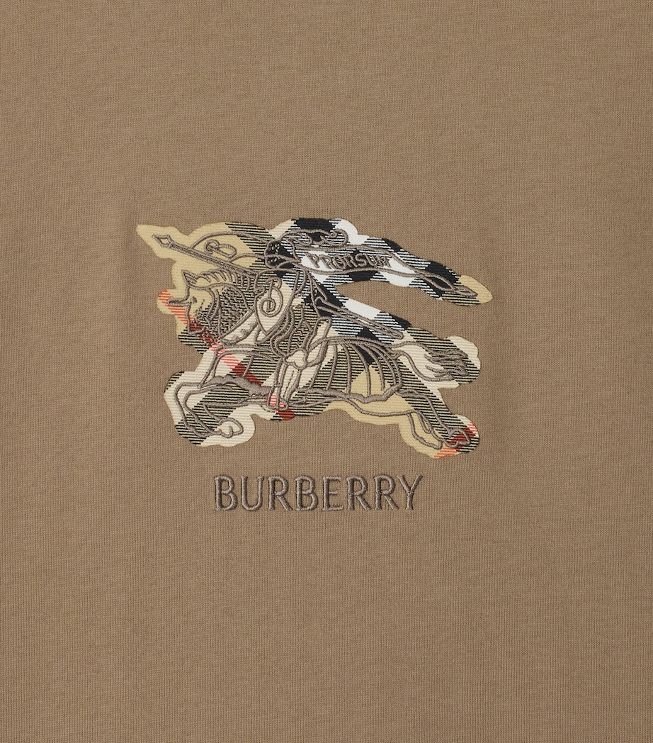 Cotton Check-EKD T-Shirt CLAY BROWN Image 4