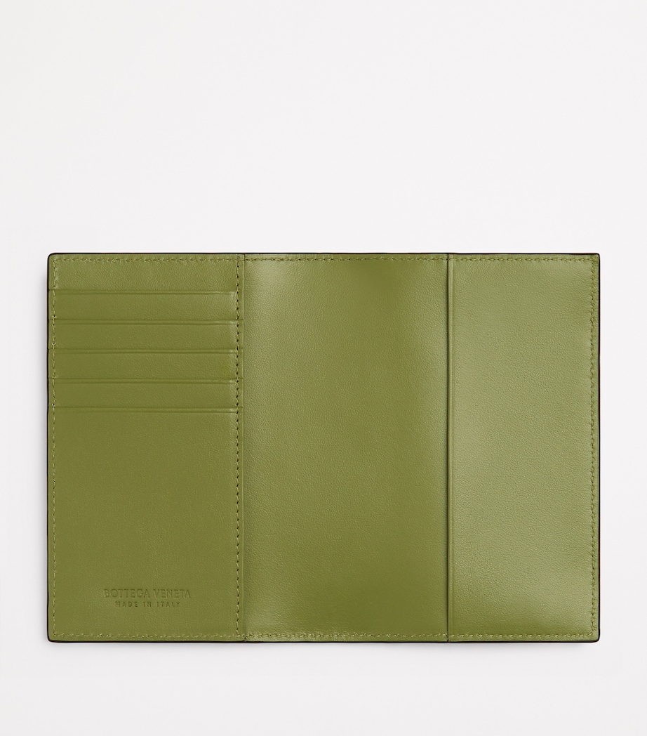 Leather Intrecciato Bifold Passport Cover 2106 Image 2