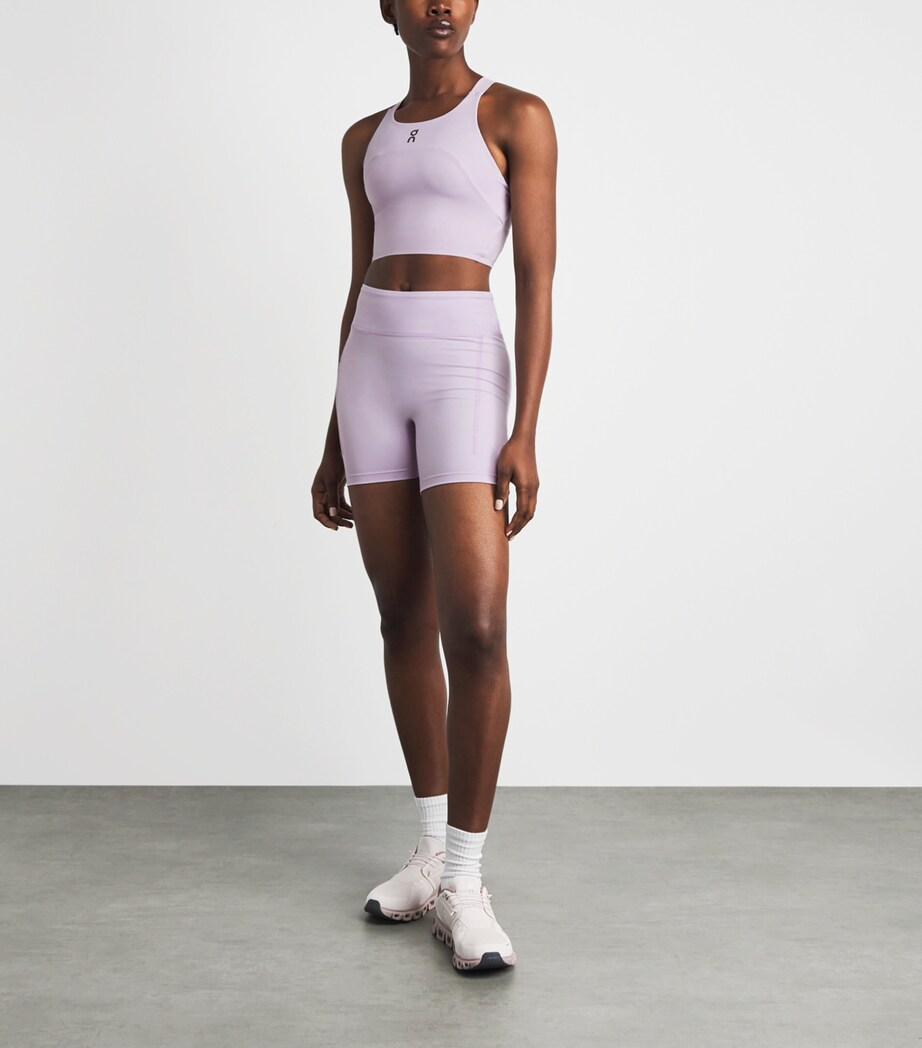 On Womens Performance Crop Top Foxglove Image 2