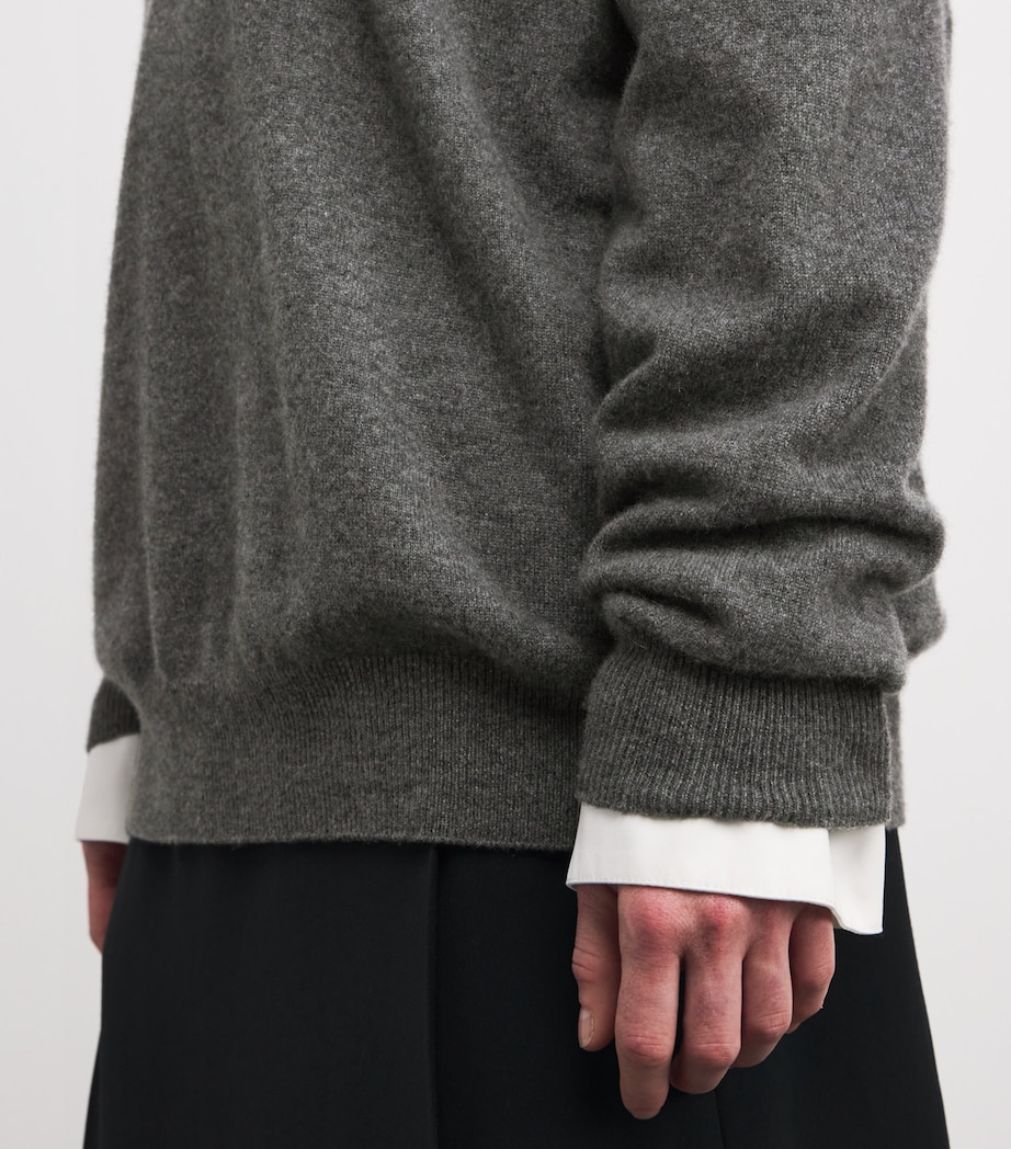 Ligeia Cashmere Sweater MEDIUM GREY MELANGE Image 5