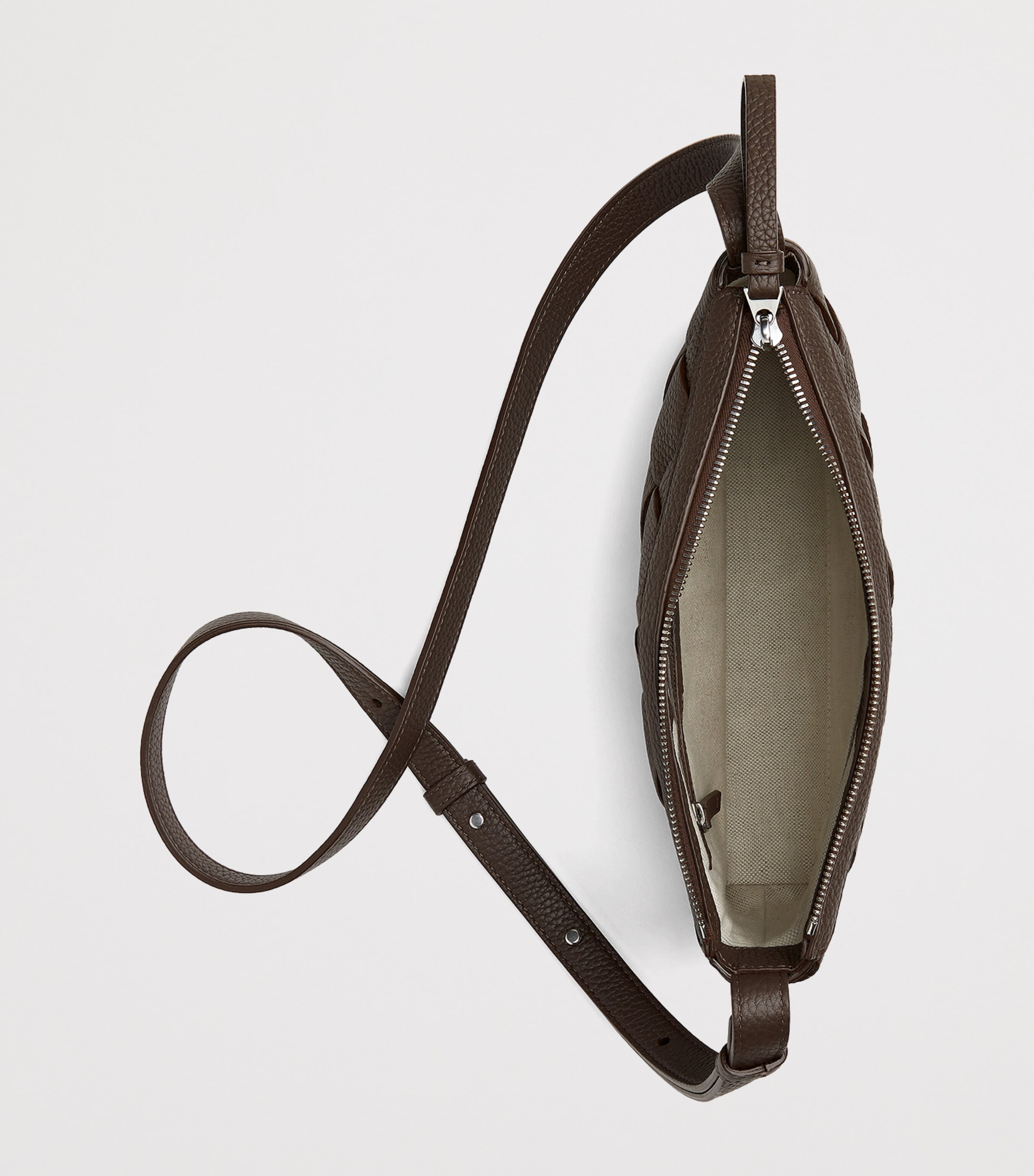 Small Leather Diago Messenger Bag 2116 Image 3