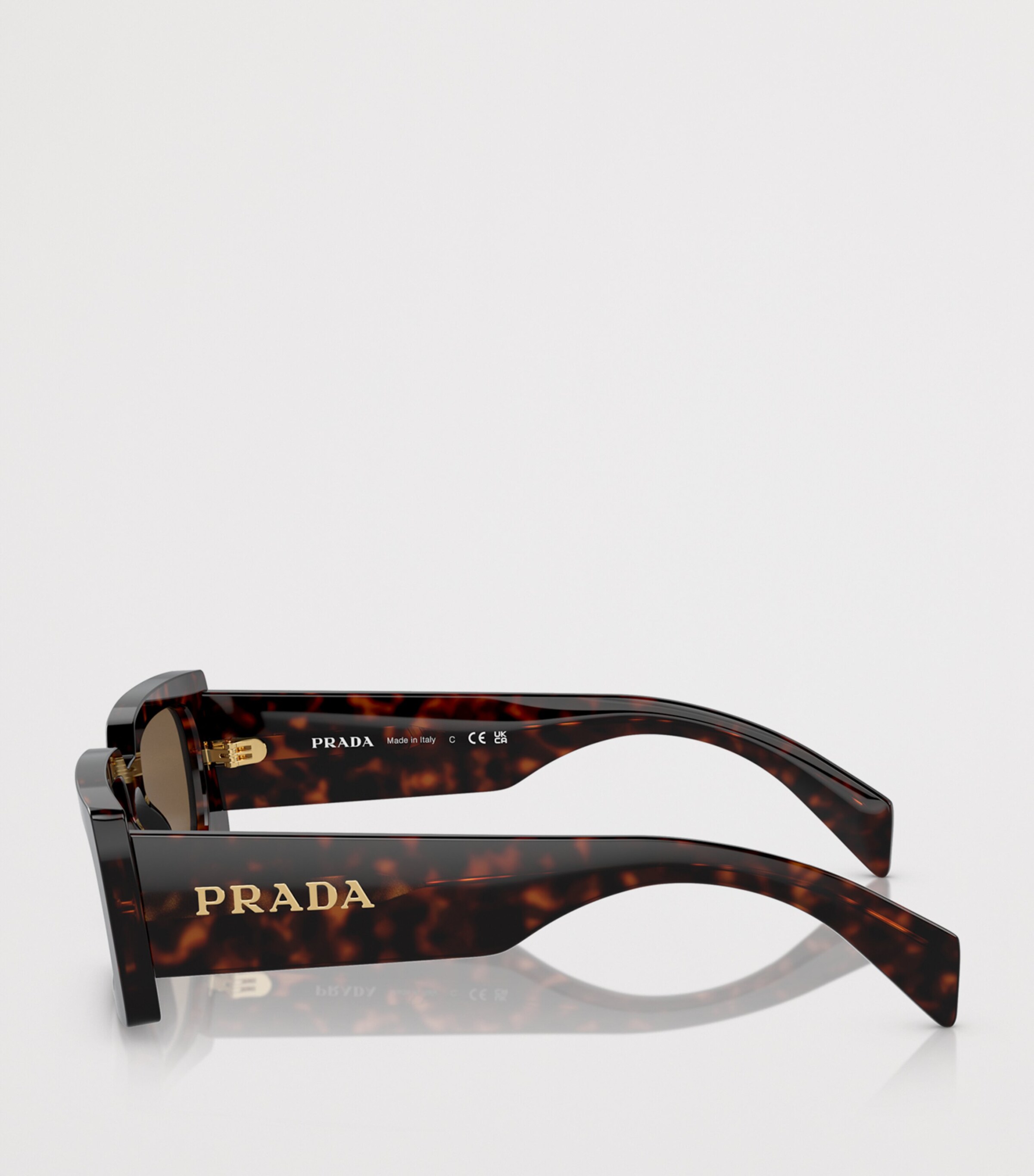 Acetate PR A07S Rectangular Sunglasses 16N5Y1 Image 3