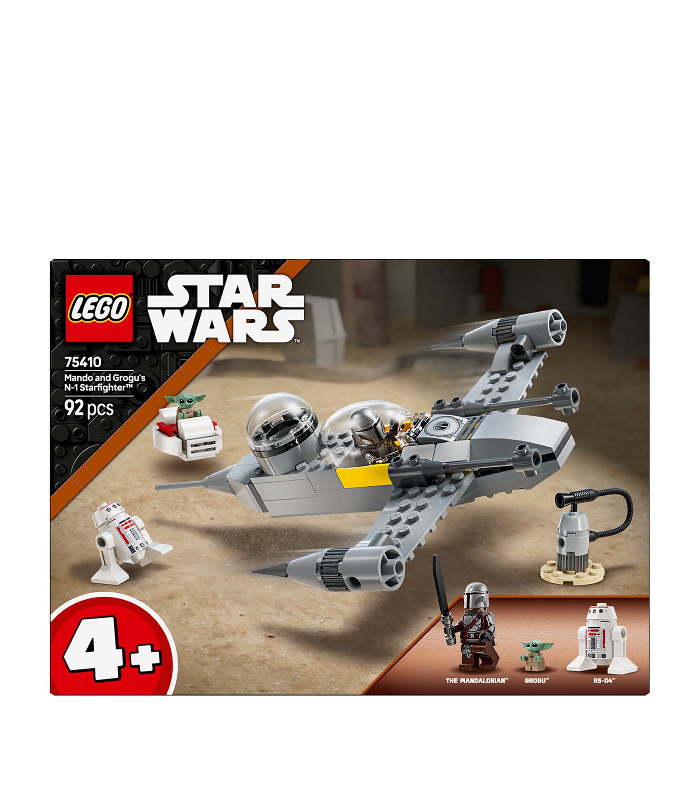 Lego Star Wars Mando and Grogu’s N-1 Starfighter Set 75410 Image 4