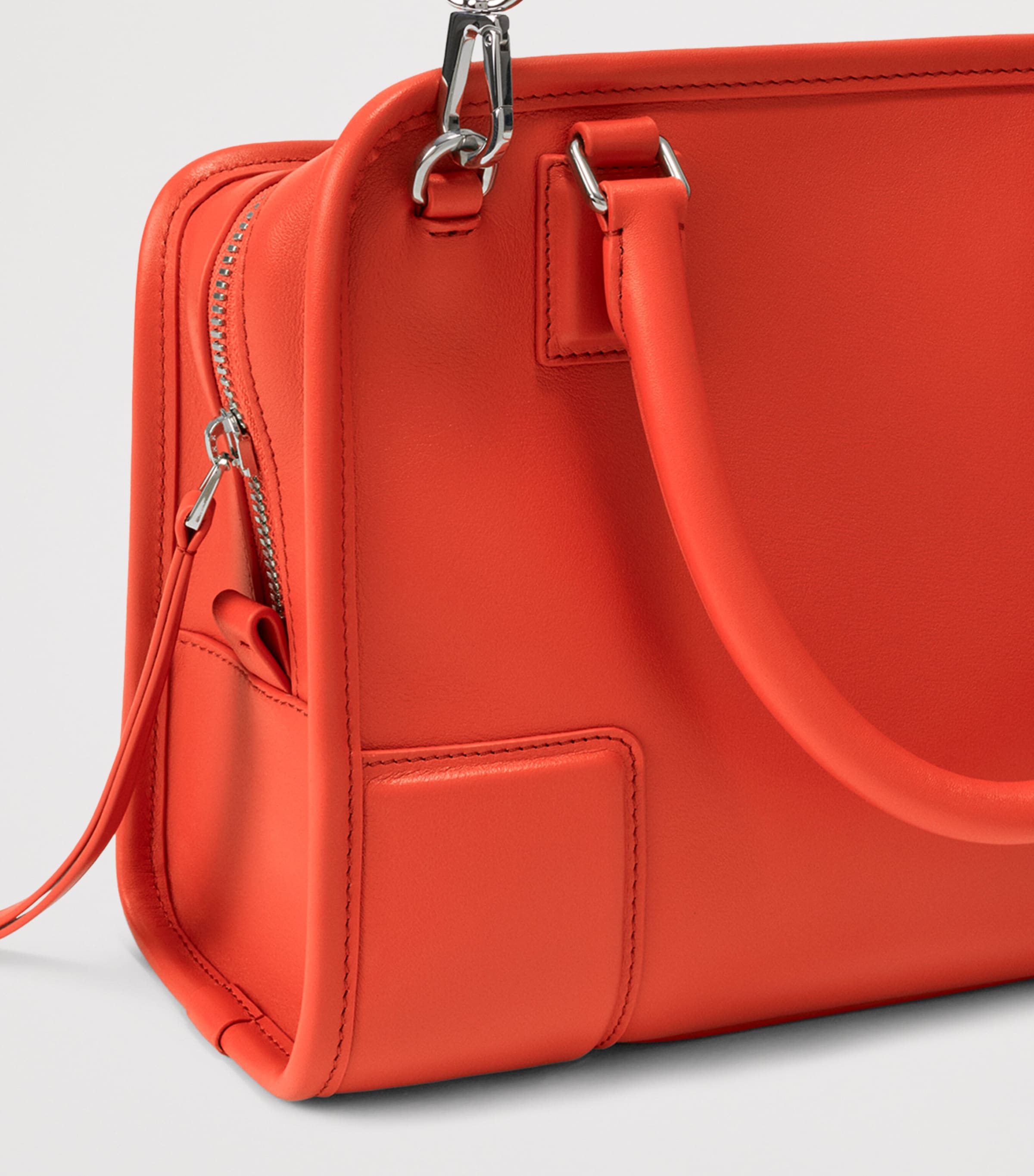 LOEWE Small Leather Amazona 180 Top-Handle Bag Sunrise Orange Image 13