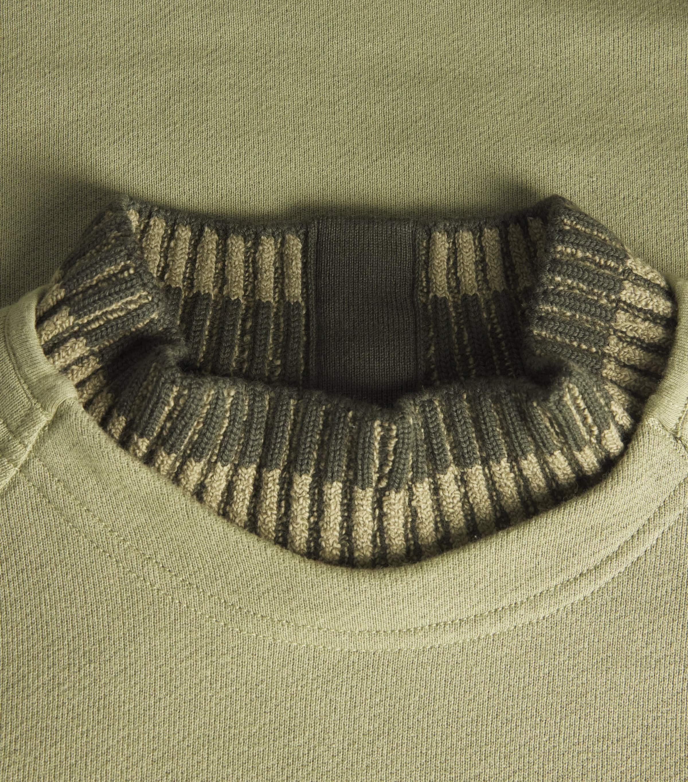 Cotton High-Neck Sweatshirt V0055 Image 5