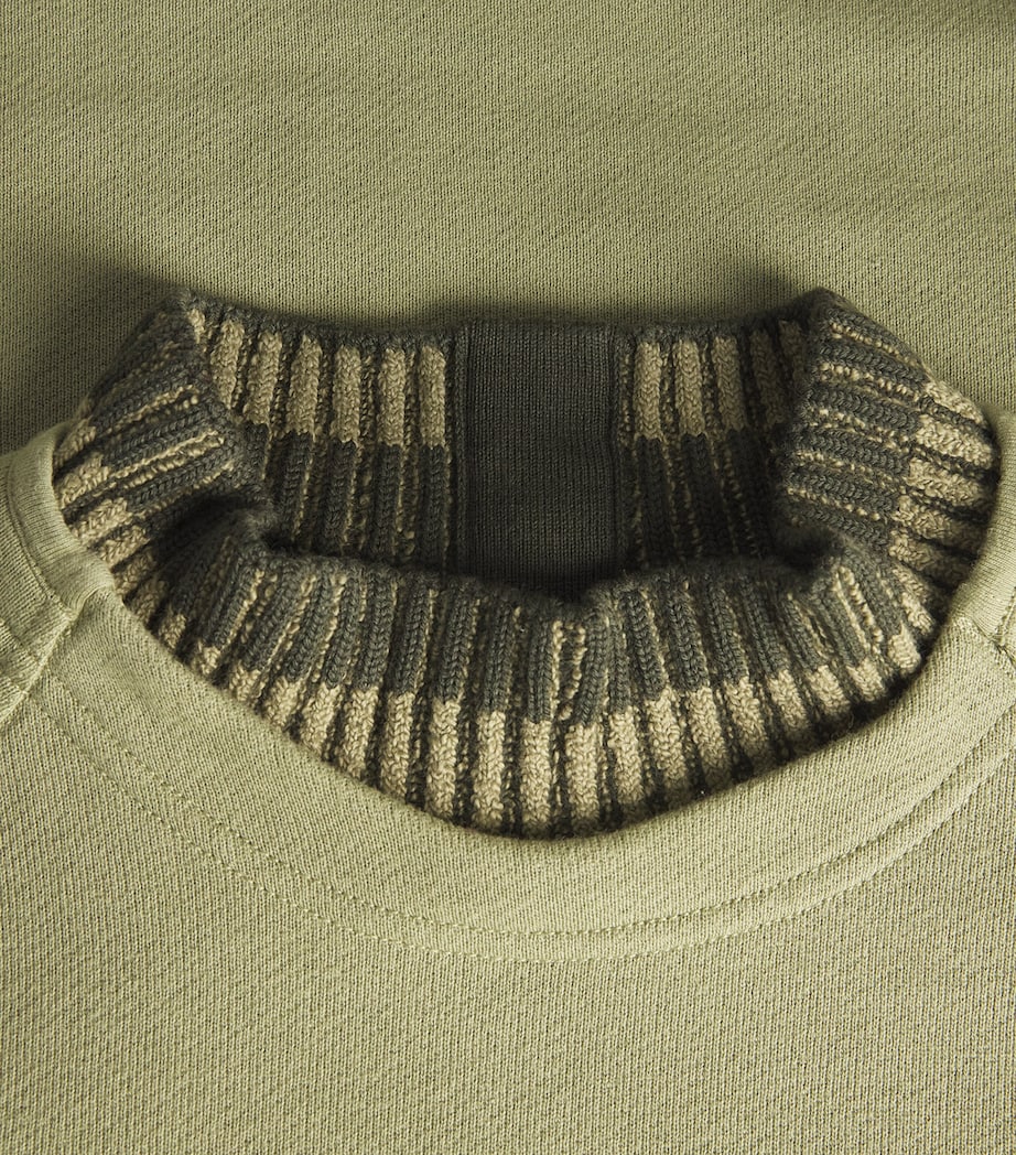 Cotton High-Neck Sweatshirt V0055 Image 5