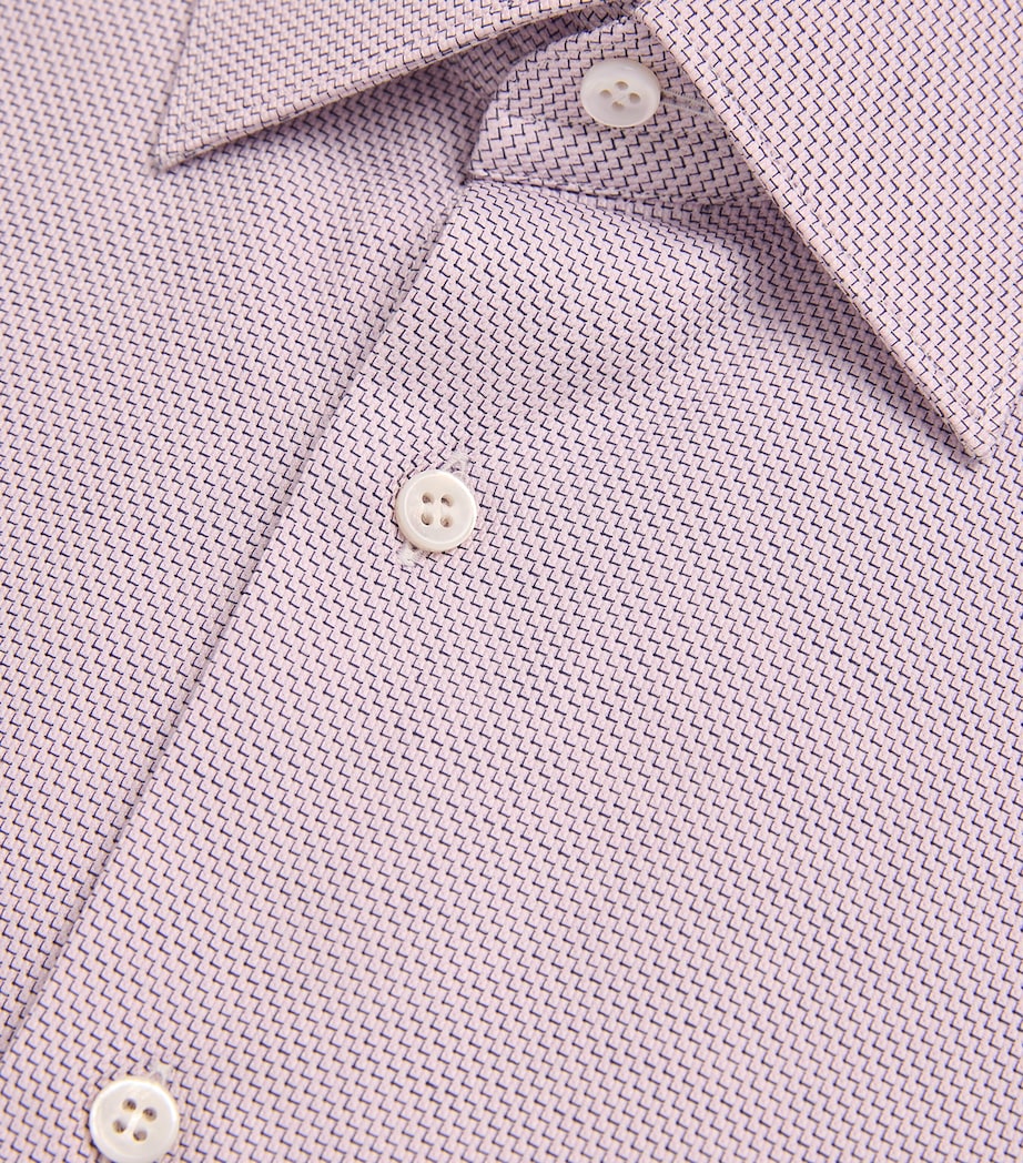 Cotton Micro-Houndstooth Shirt 9053 Image 5