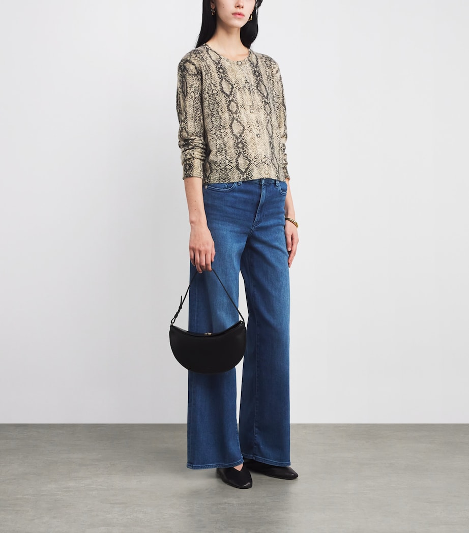 Le Slim Palazzo Wide-Leg Jeans REIGN Image 2