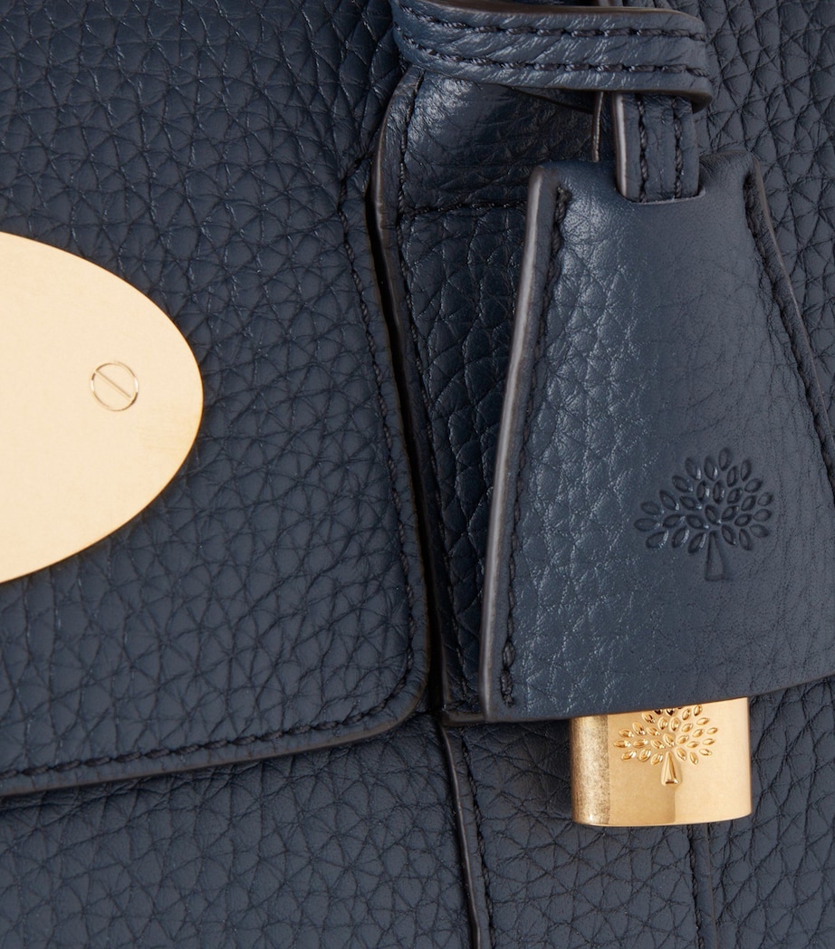 Leather Bayswater Top-Handle Bag NIGHT SKY Image 6